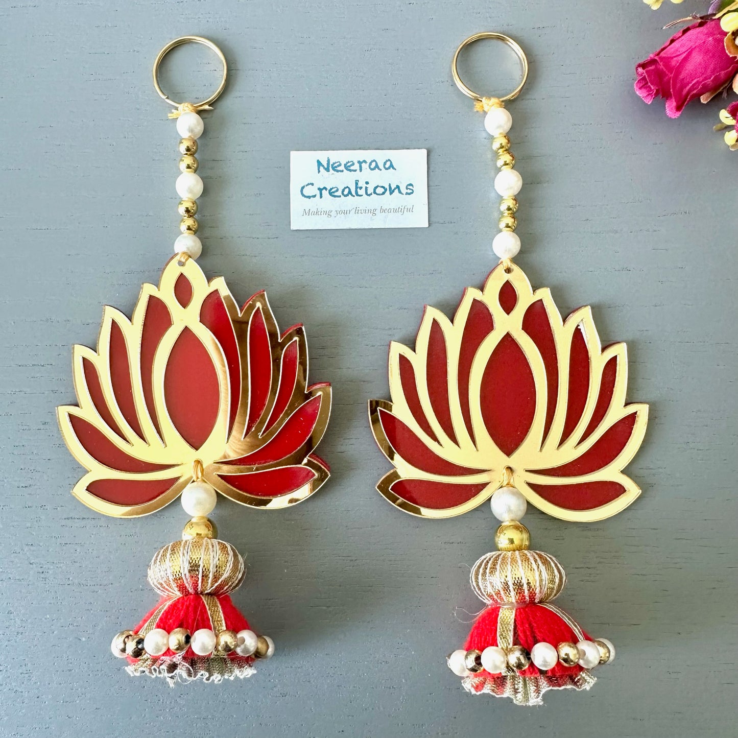 Lotus style hanging - Set of 2