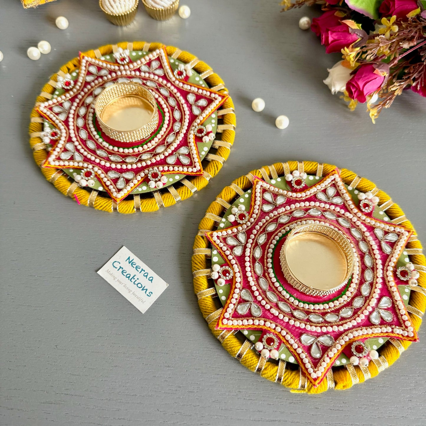 Decorative Diyas - Set of 2