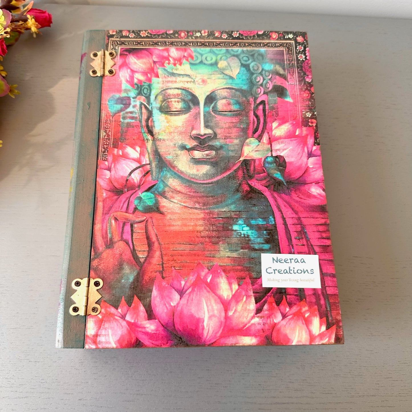 Buddha and book design box