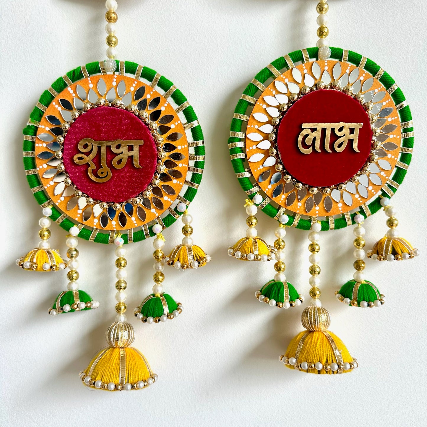 Shubh Labh Lakshmi Ganesh Swastik Hanging set