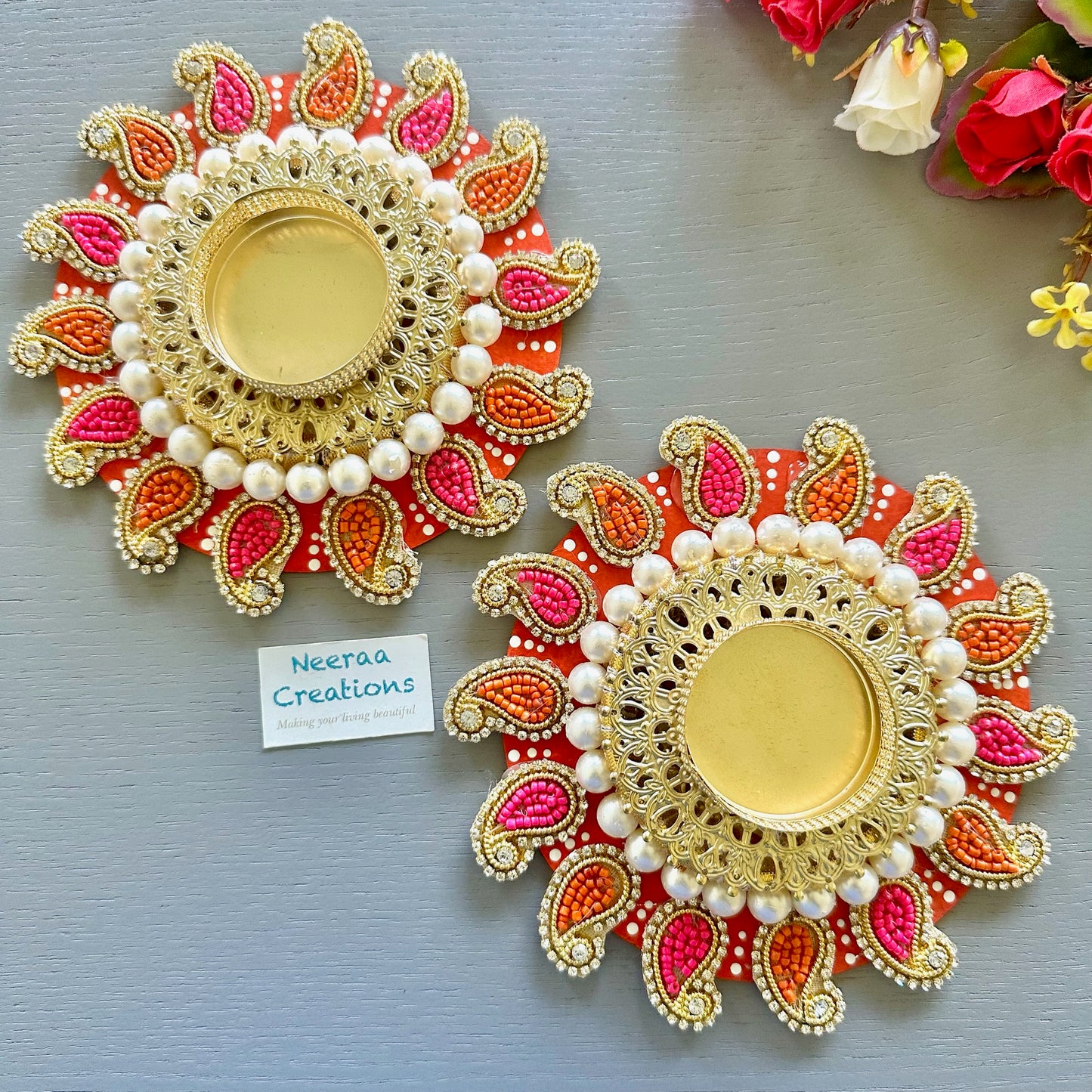 Decorative Diyas - Set of 2