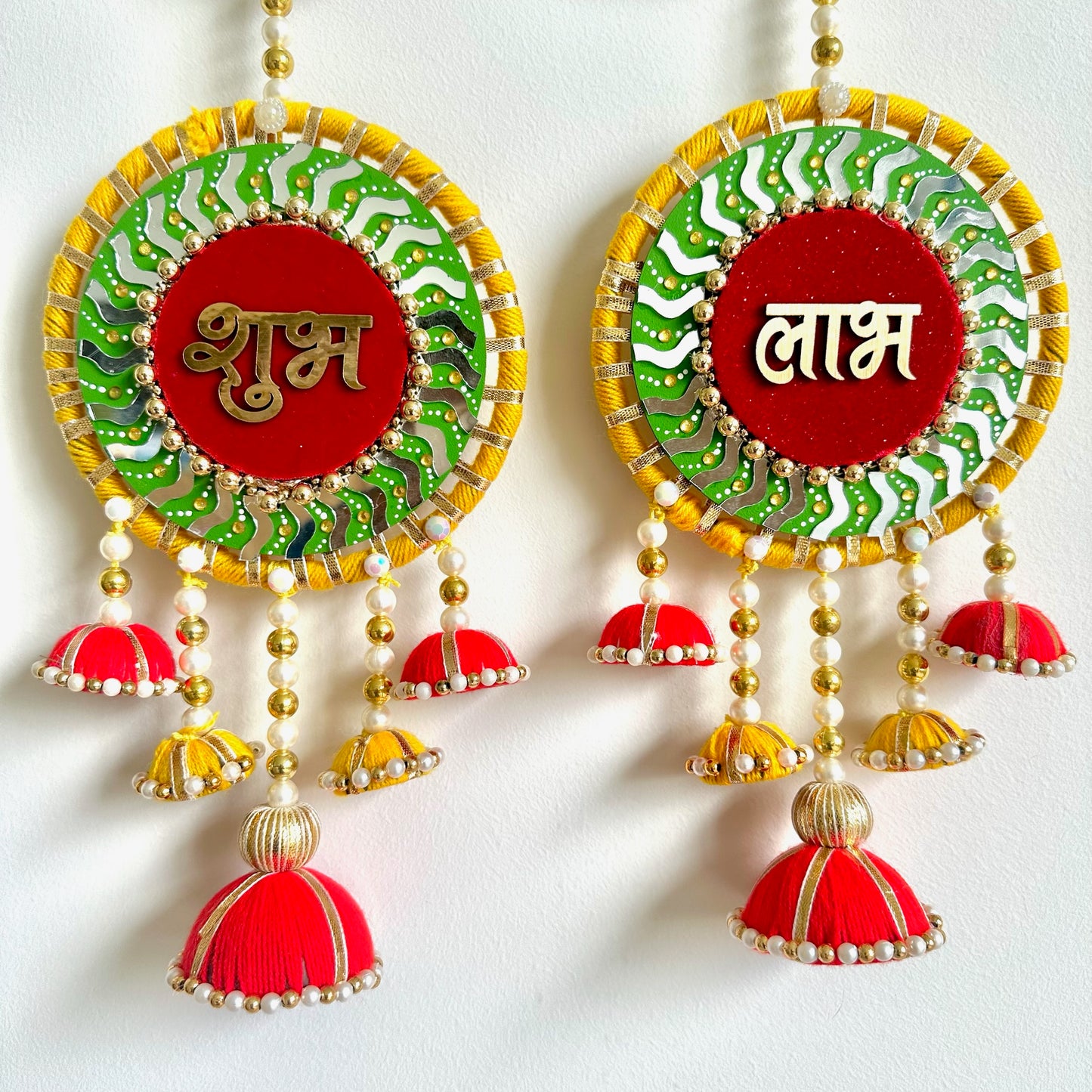 Shubh Labh Lakshmi Ganesh Swastik Hanging set