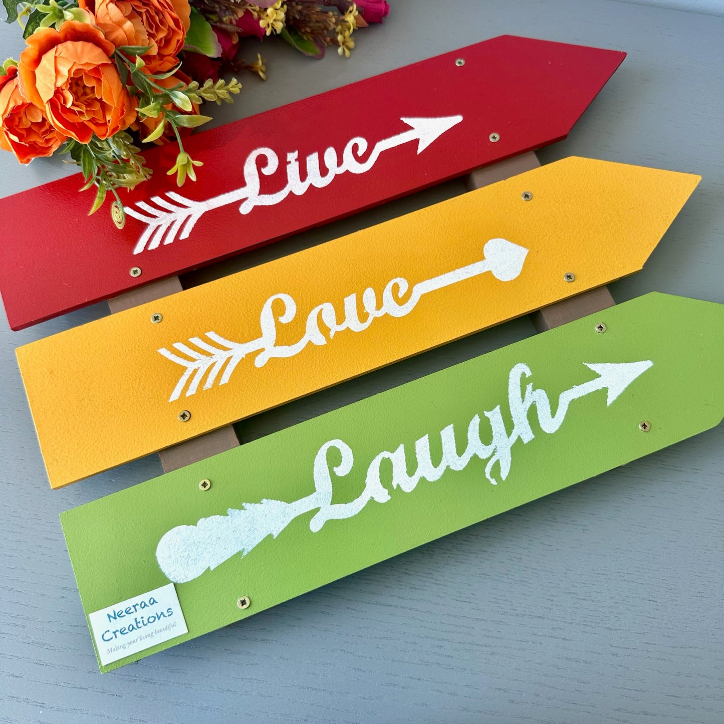 Live Love Laugh Wall Decor