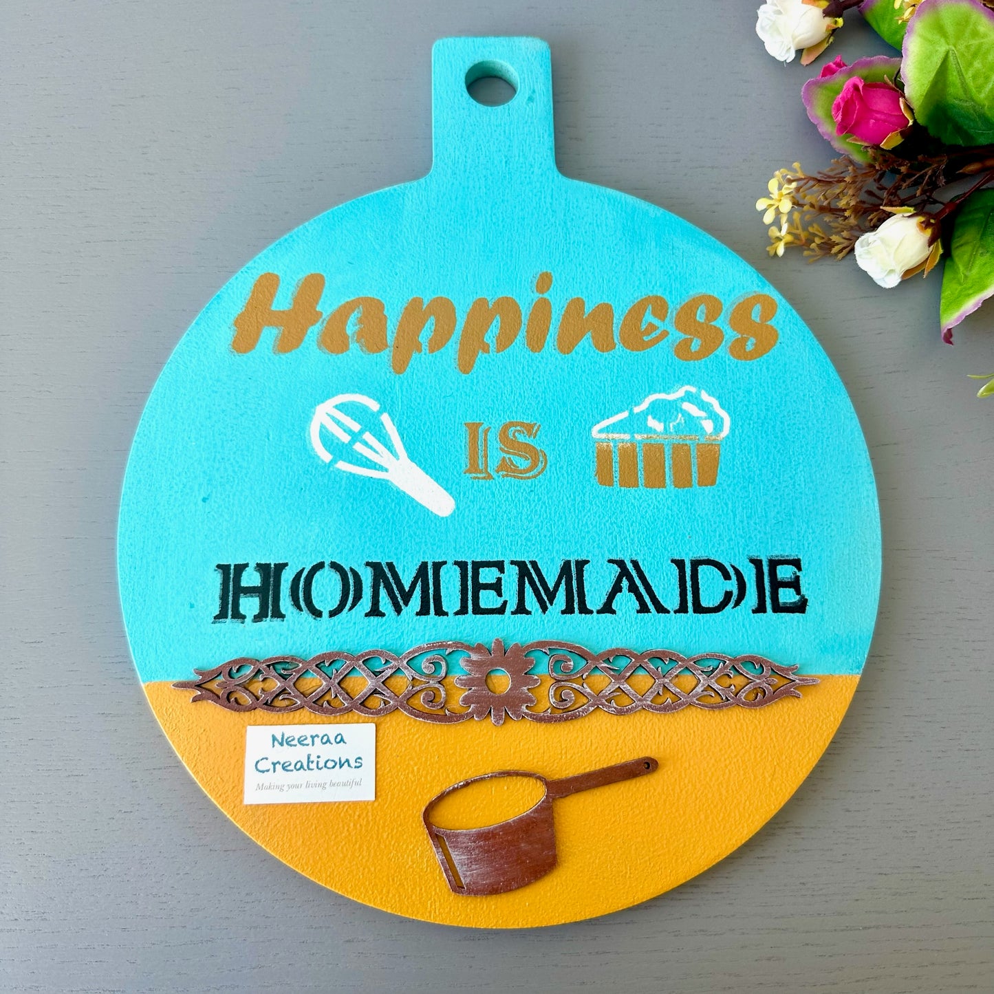 Kitchen Wall Decor - Happiness is Homemade