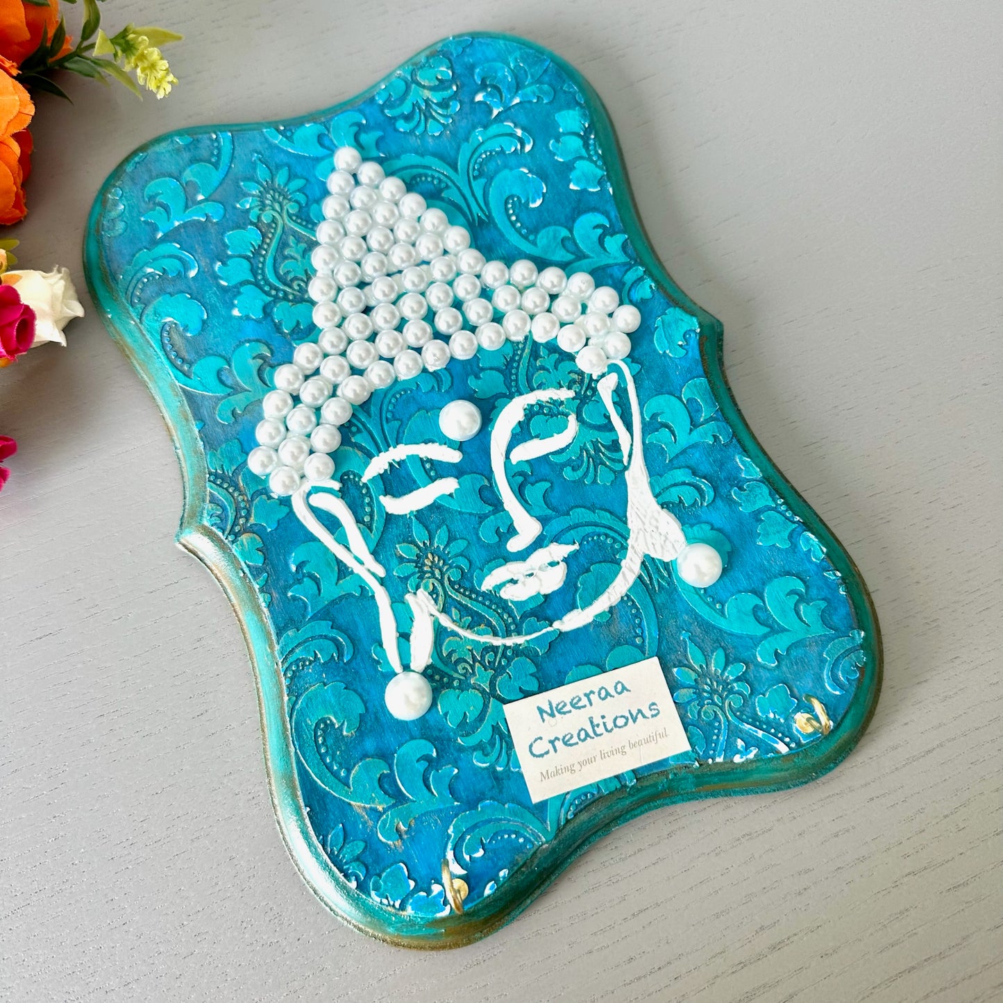 Buddha Wall Decor with Keys holder