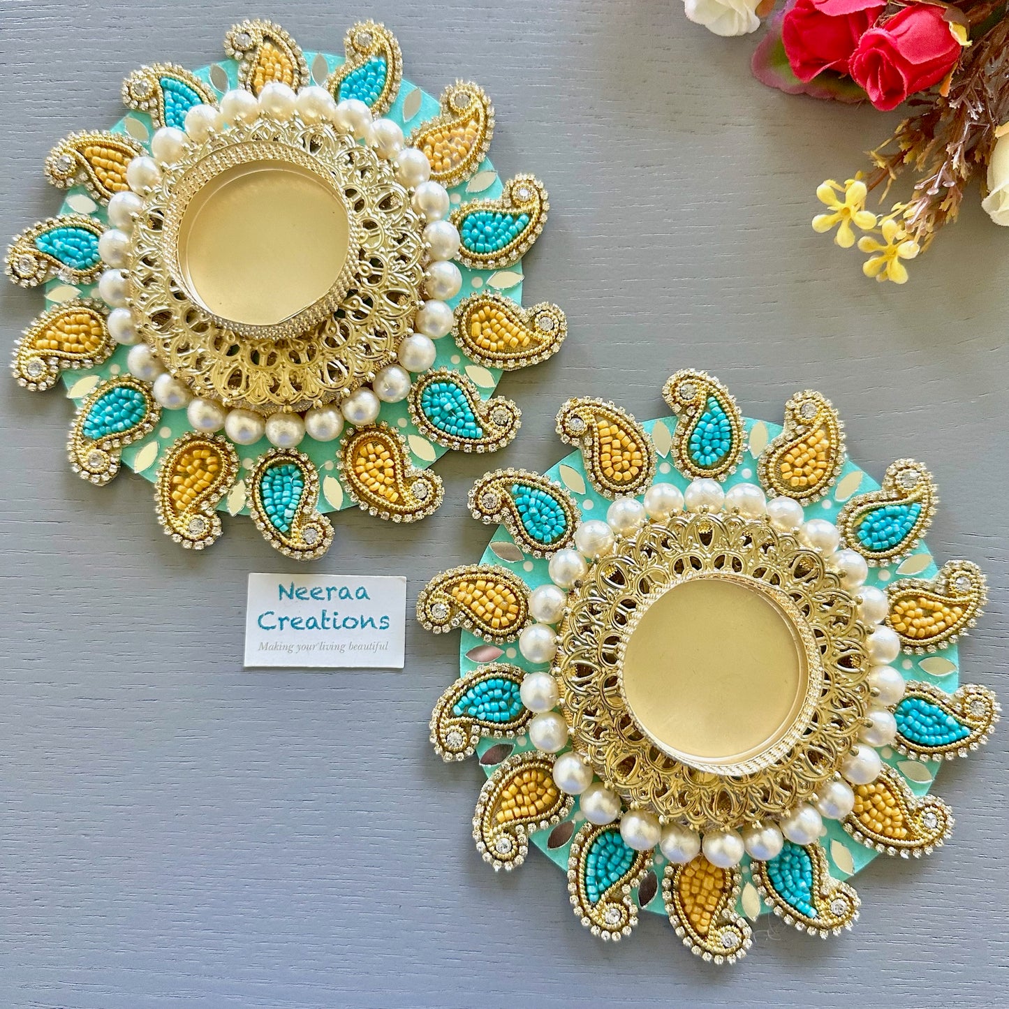 Decorative Diyas - Set of 2