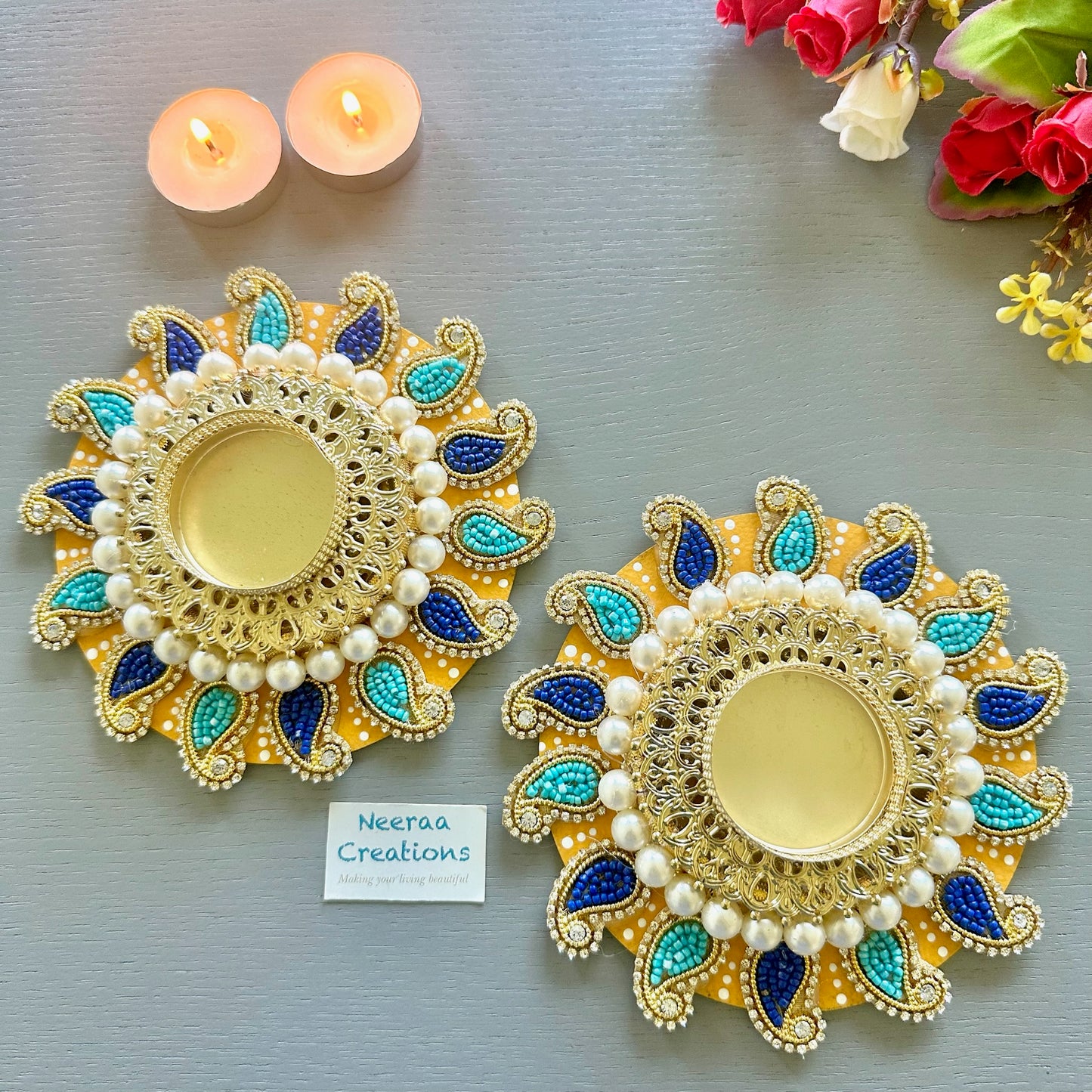 Decorative Diyas - Set of 2