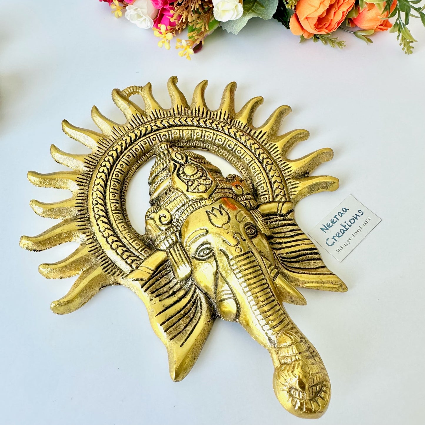 Lord Ganesha Face Wall Decor