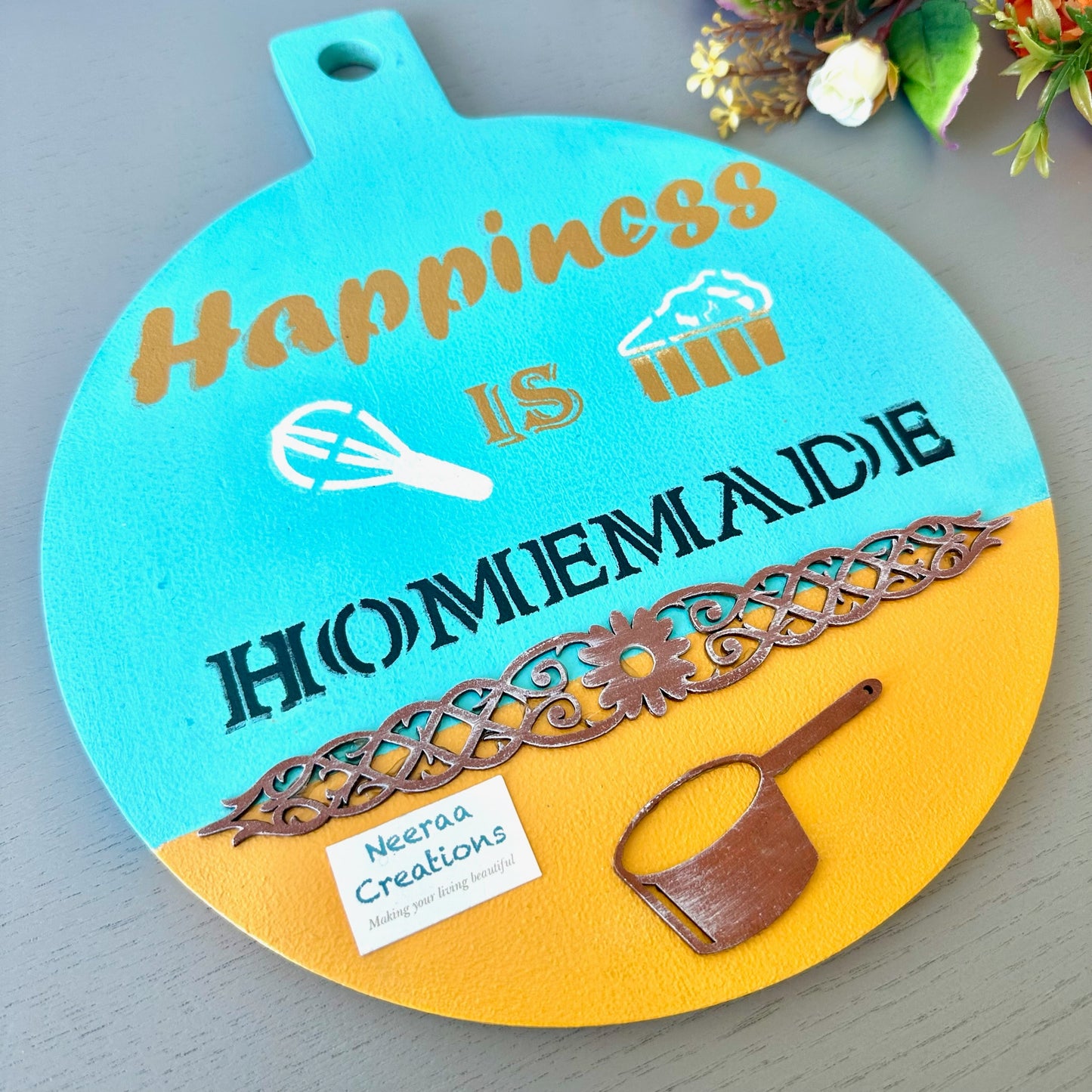 Kitchen Wall Decor - Happiness is Homemade