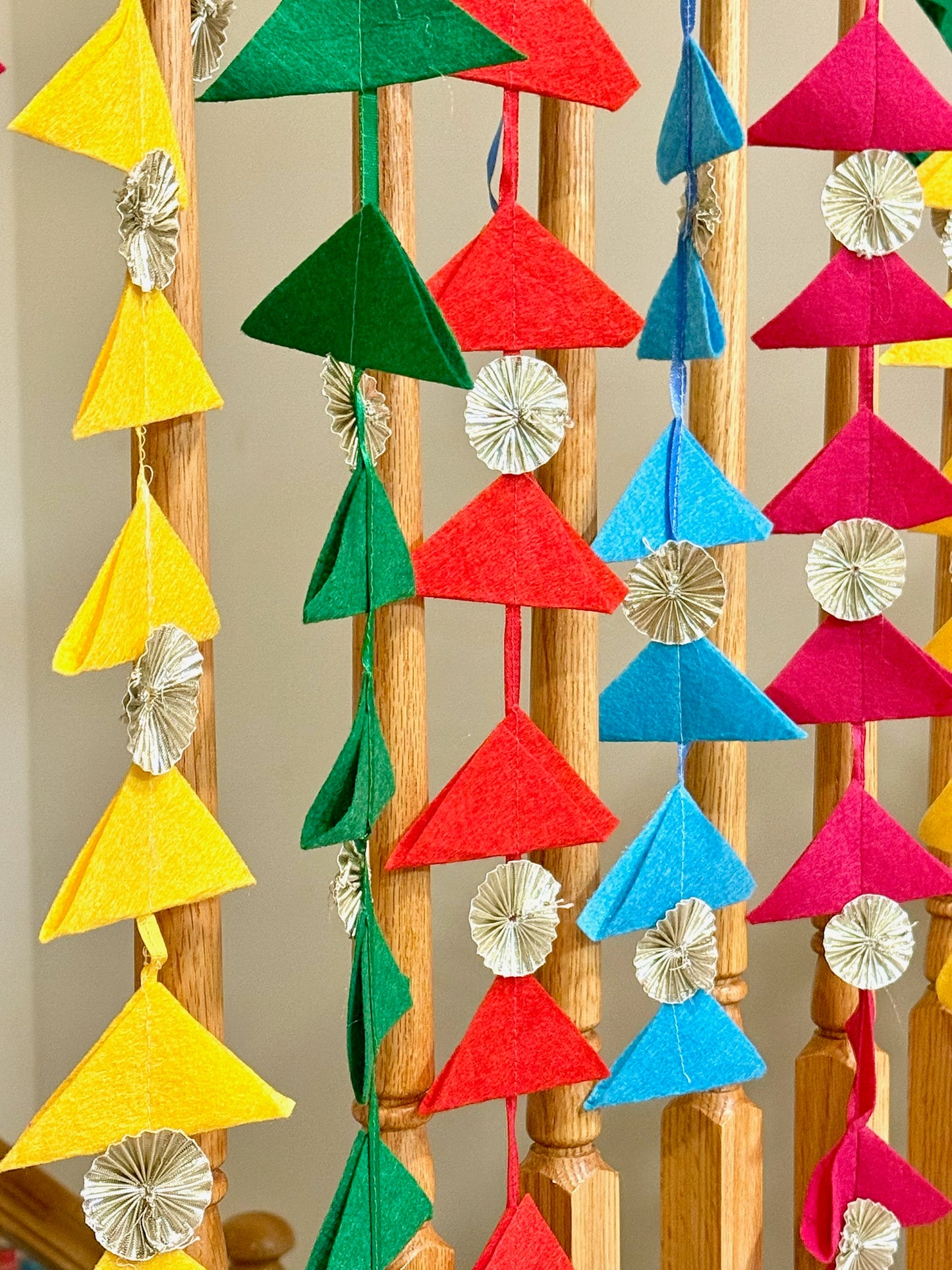 Vibrant Festival Hangings (Set of 10