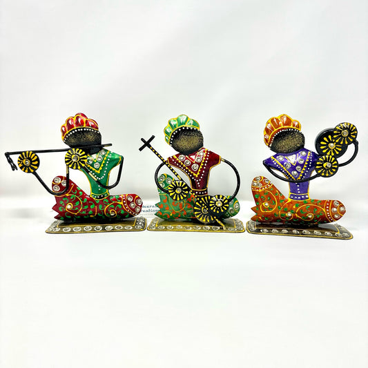 Decorative Statue of Musicians - Set of 3