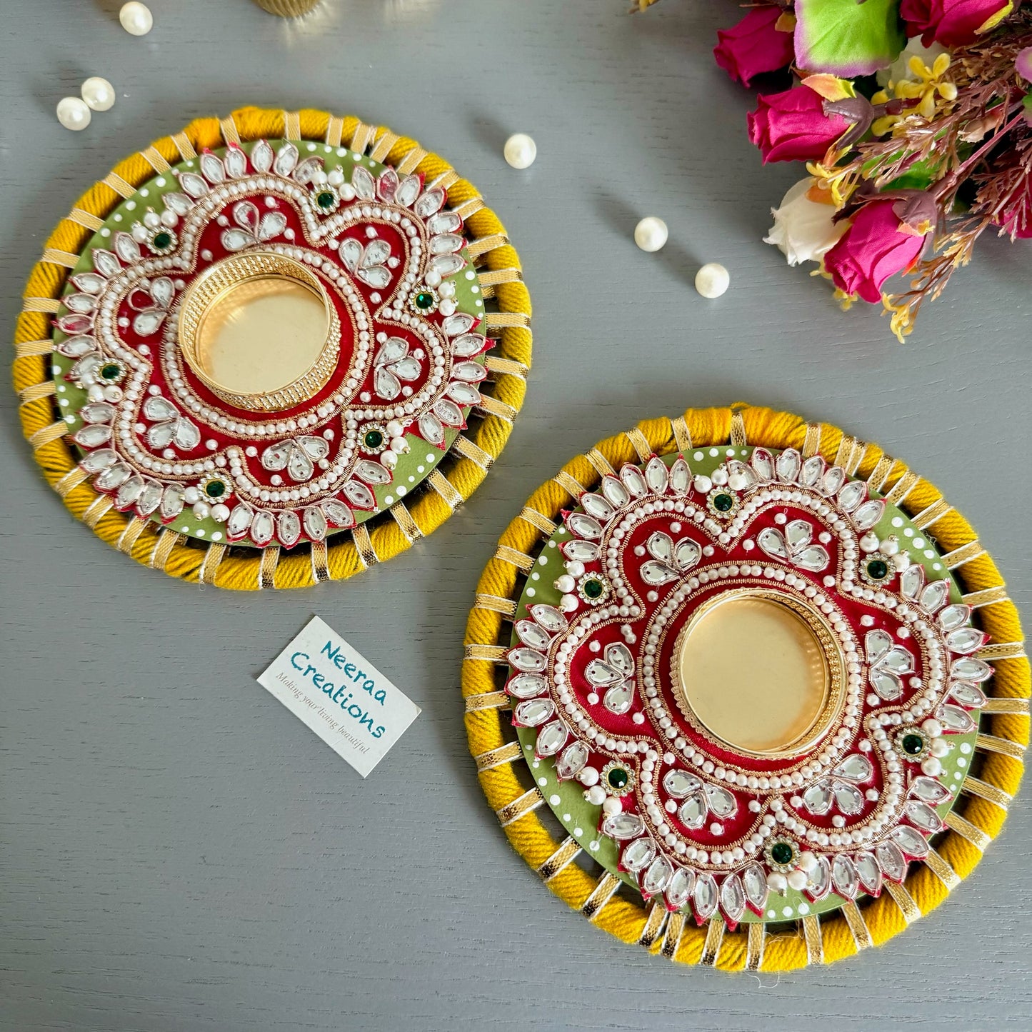 Decorative Diyas - Set of 2