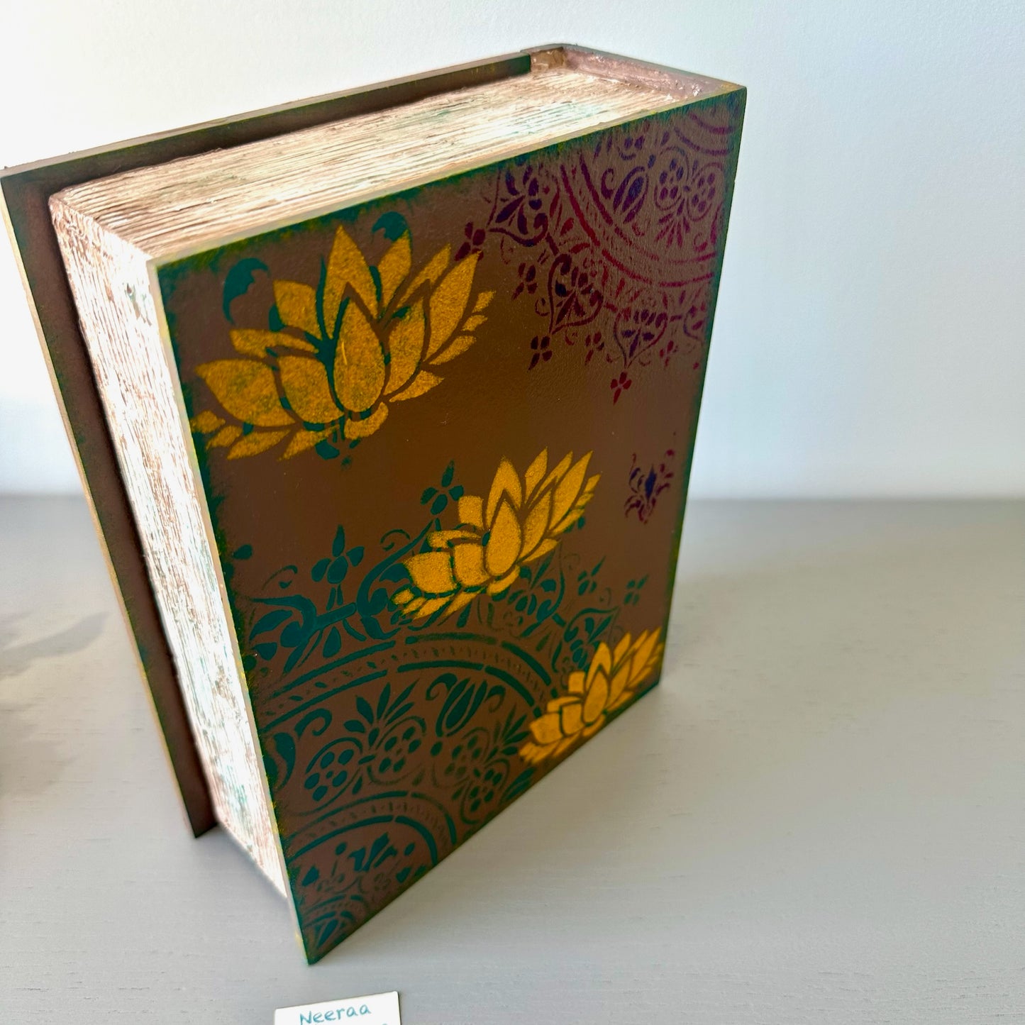 Buddha and book design box