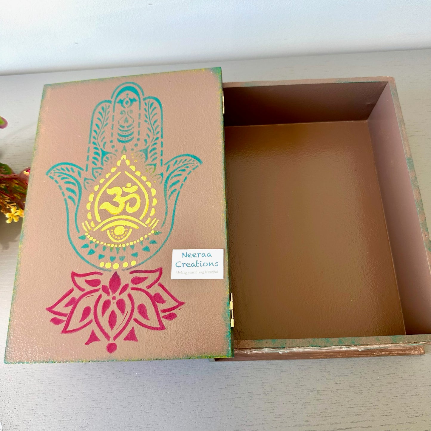 Buddha and book design box