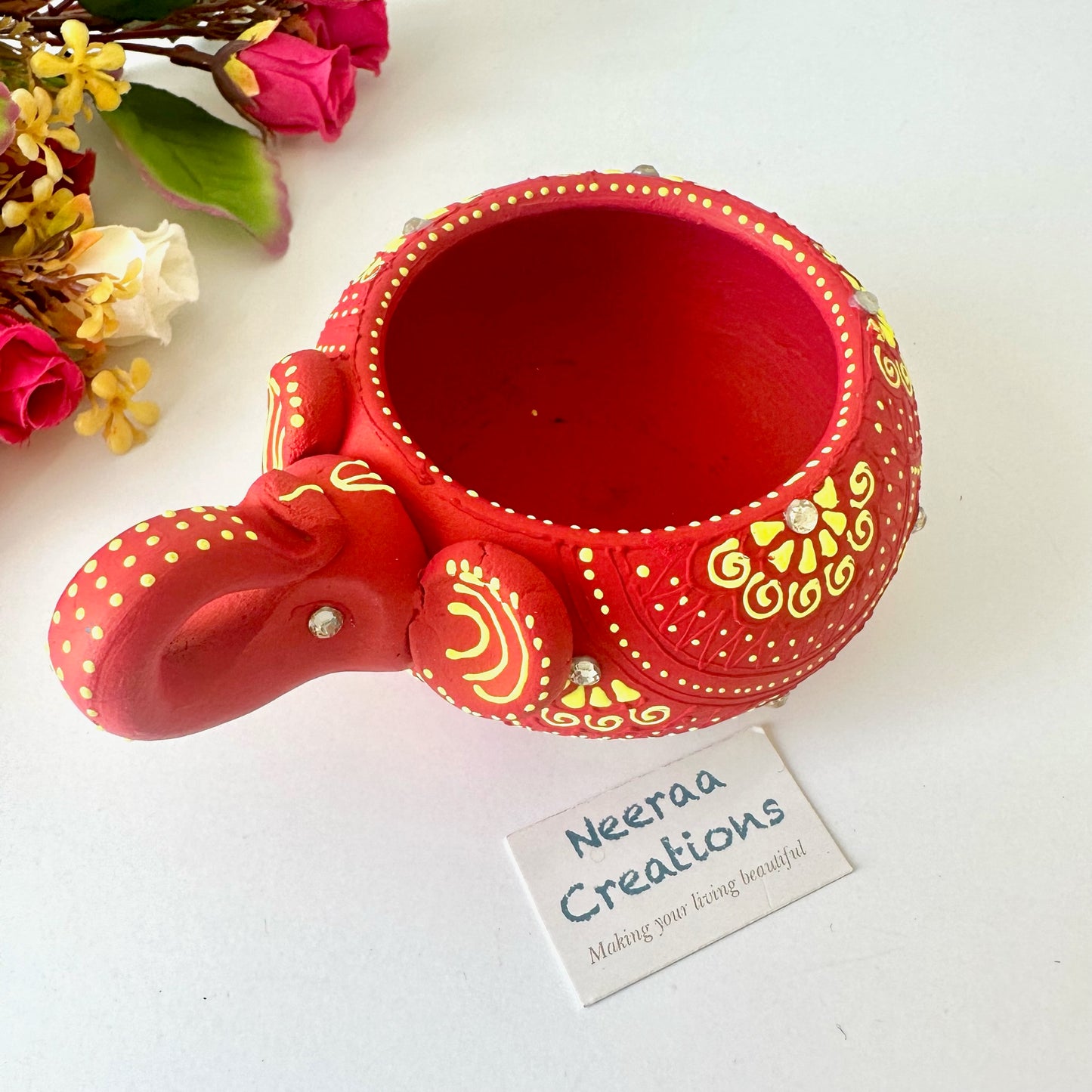 Hand painted Decorative Tea-light holder