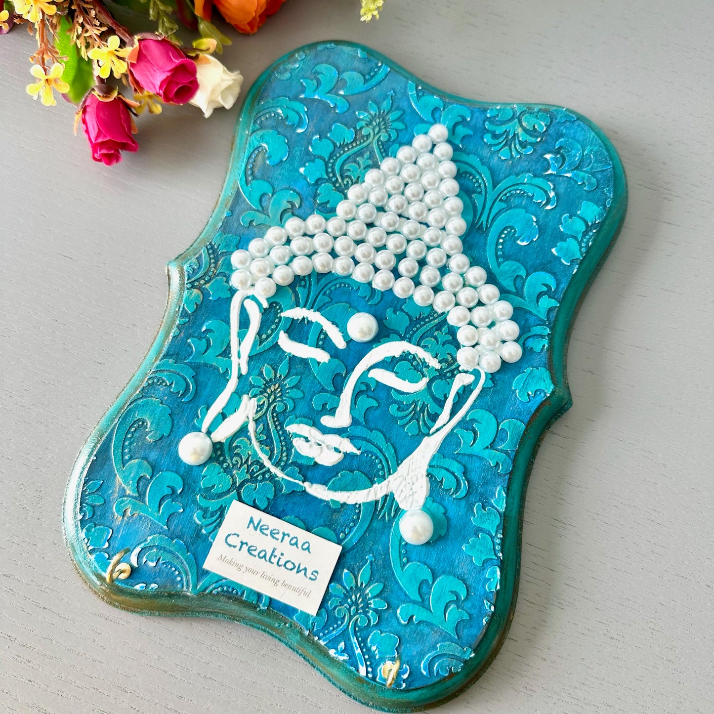 Buddha Wall Decor with Keys holder