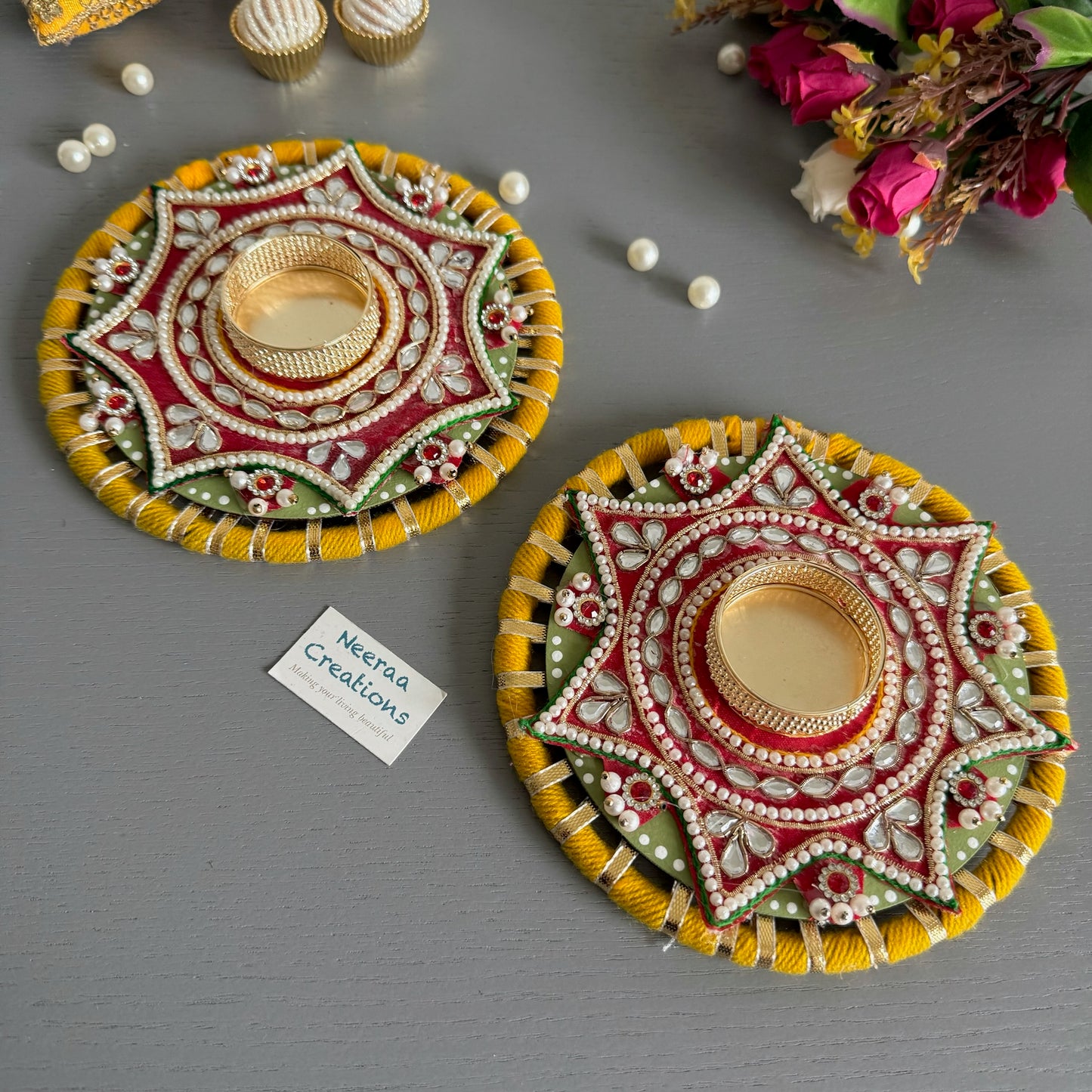 Decorative Diyas - Set of 2