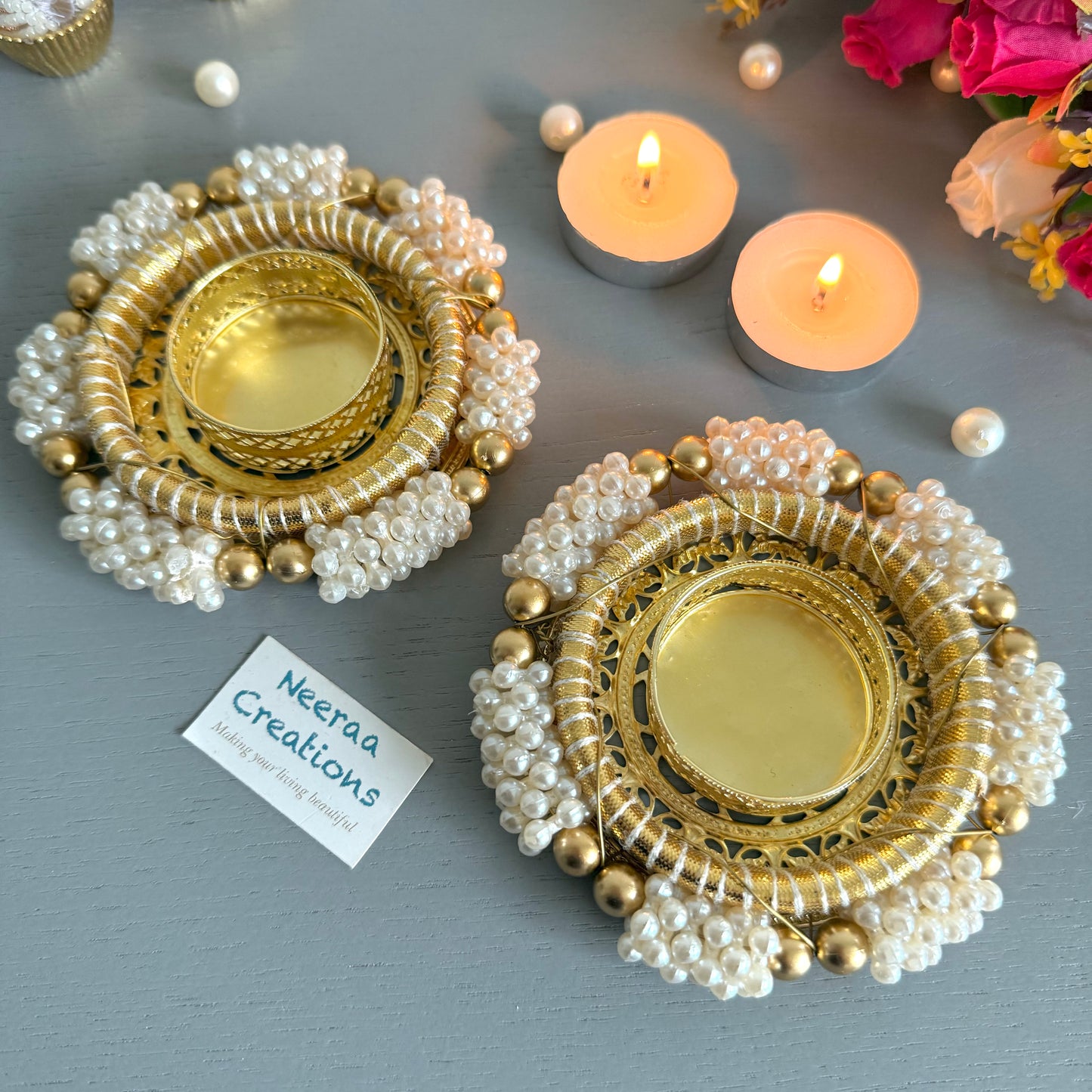 Festival Decoration Diyas - Set of 2