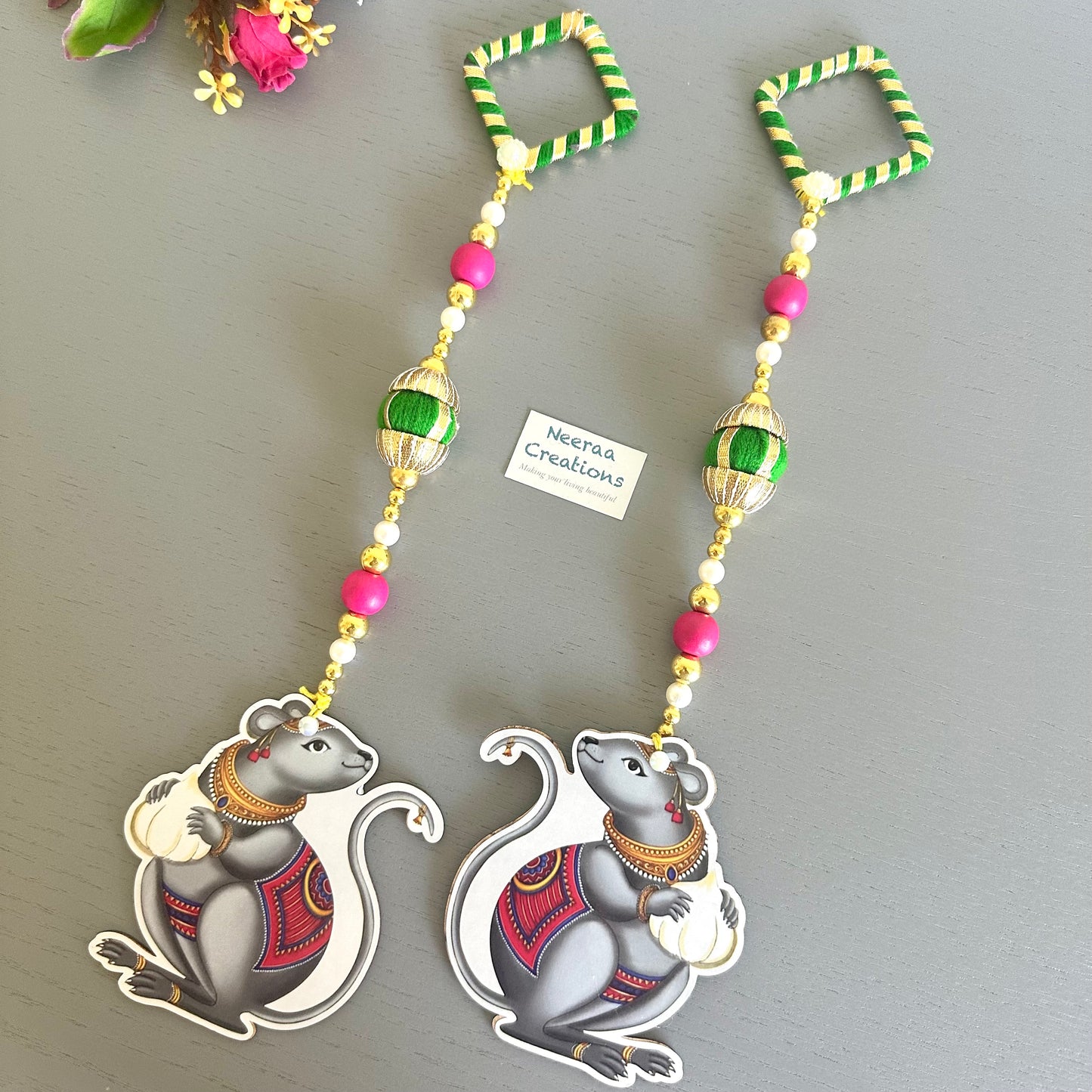 Mushakraj(Lord Ganesha’s mouse) Hanging Set