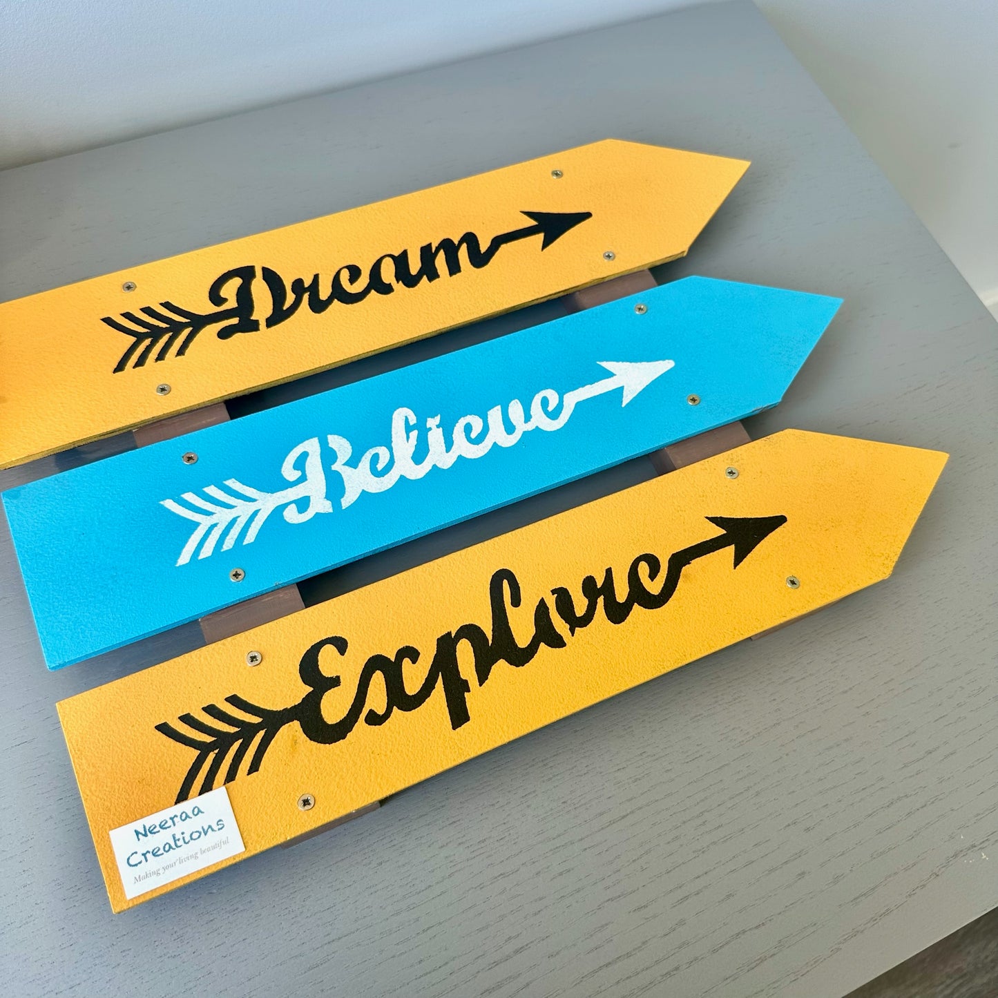 Dream Believe Explore Wall Decor