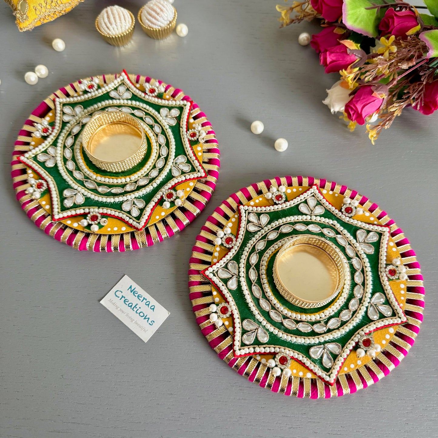 Decorative Diyas - Set of 2