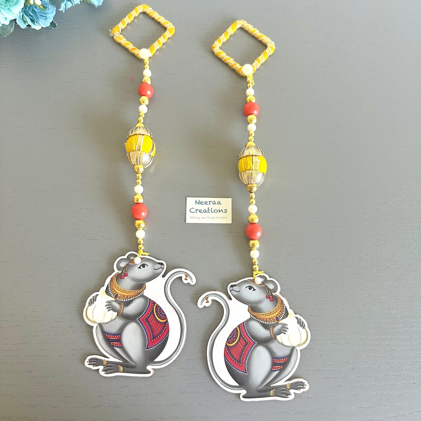 Mushakraj(Lord Ganesha’s mouse) Hanging Set