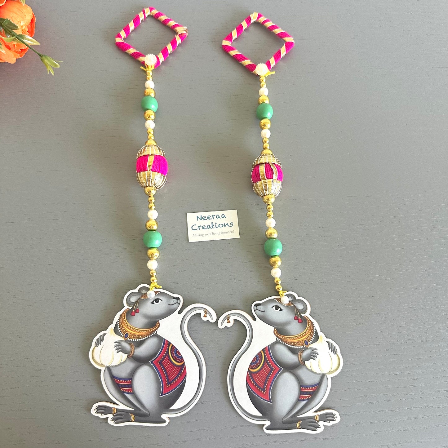 Mushakraj(Lord Ganesha’s mouse) Hanging Set