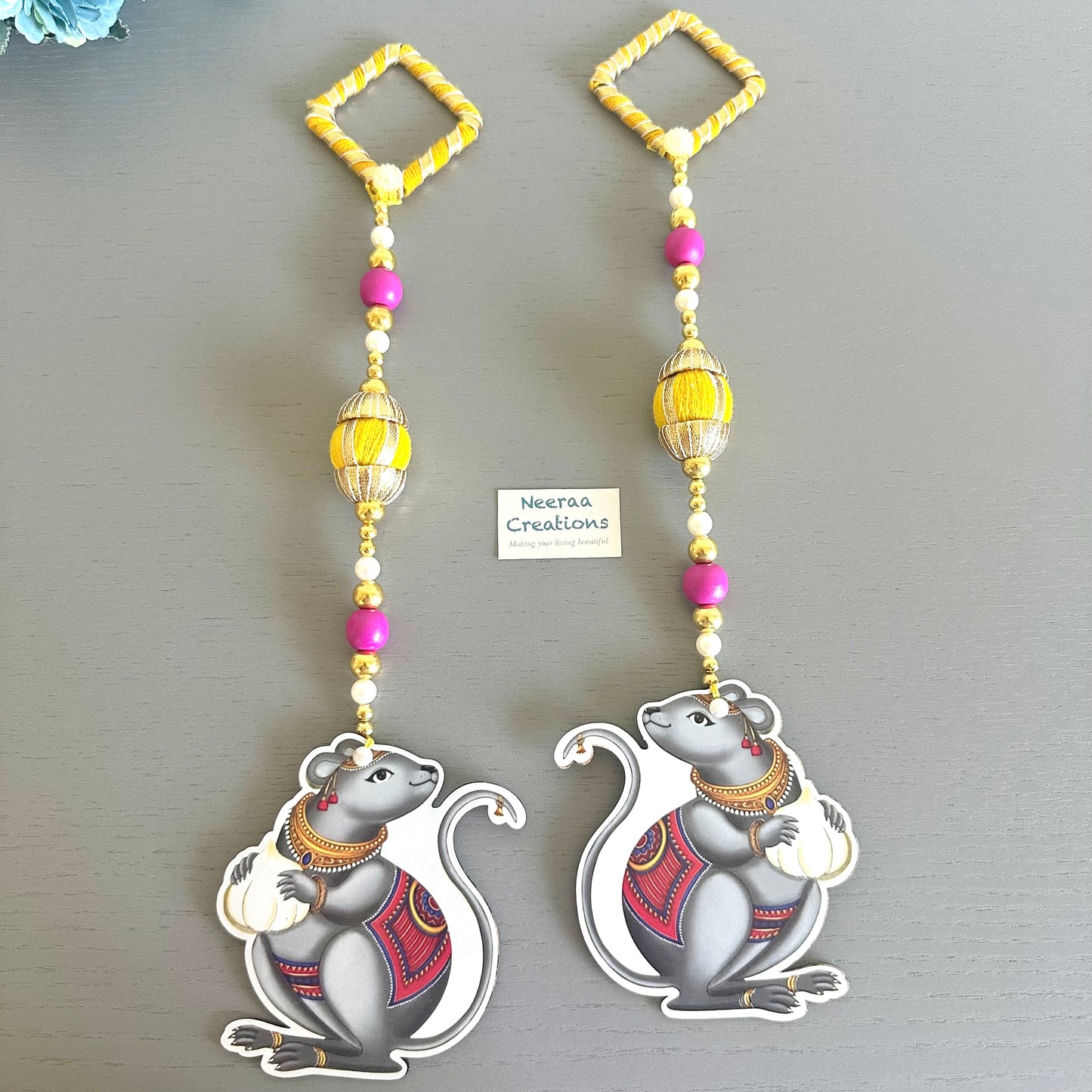 Mushakraj(Lord Ganesha’s mouse) Hanging Set