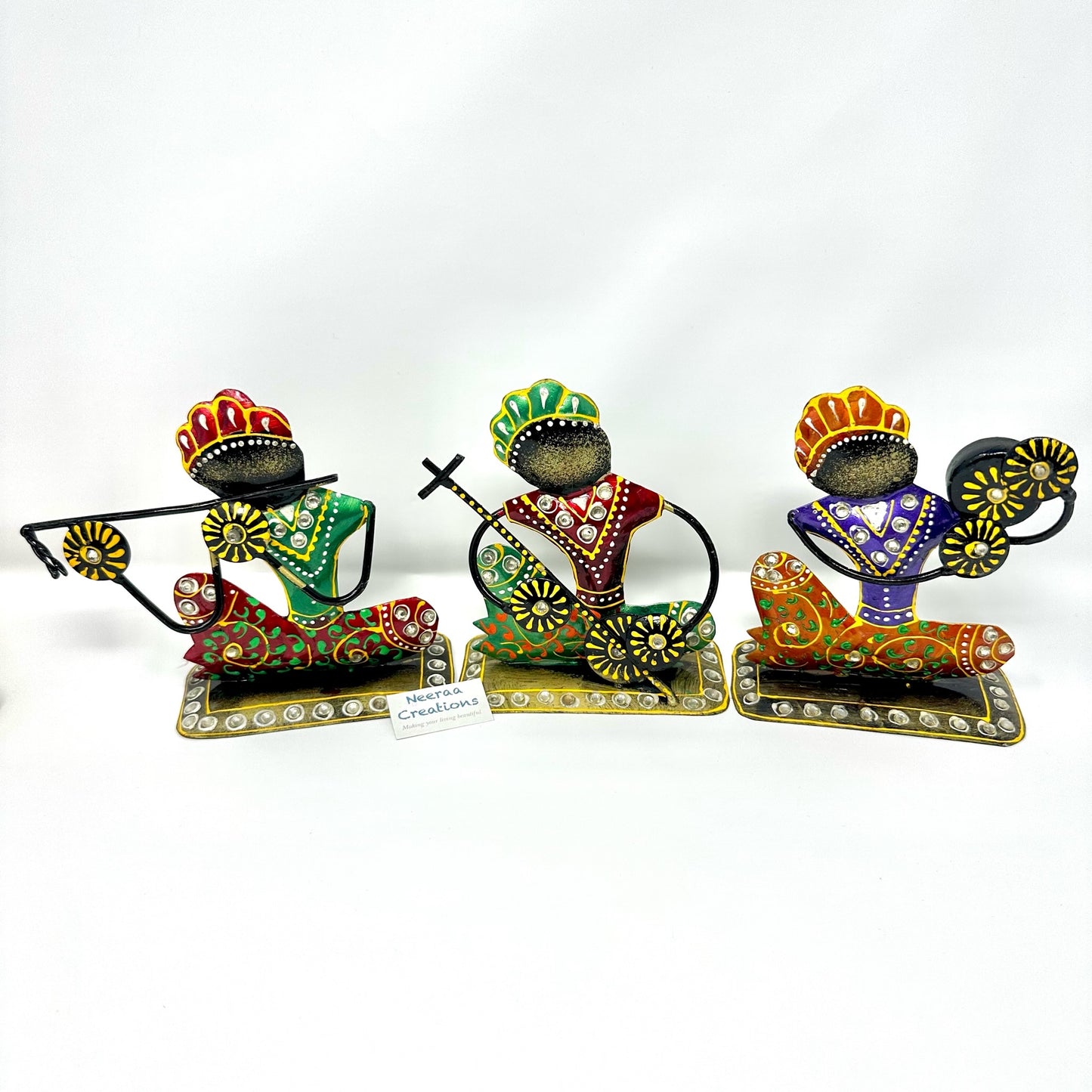 Decorative Statue of Musicians - Set of 3