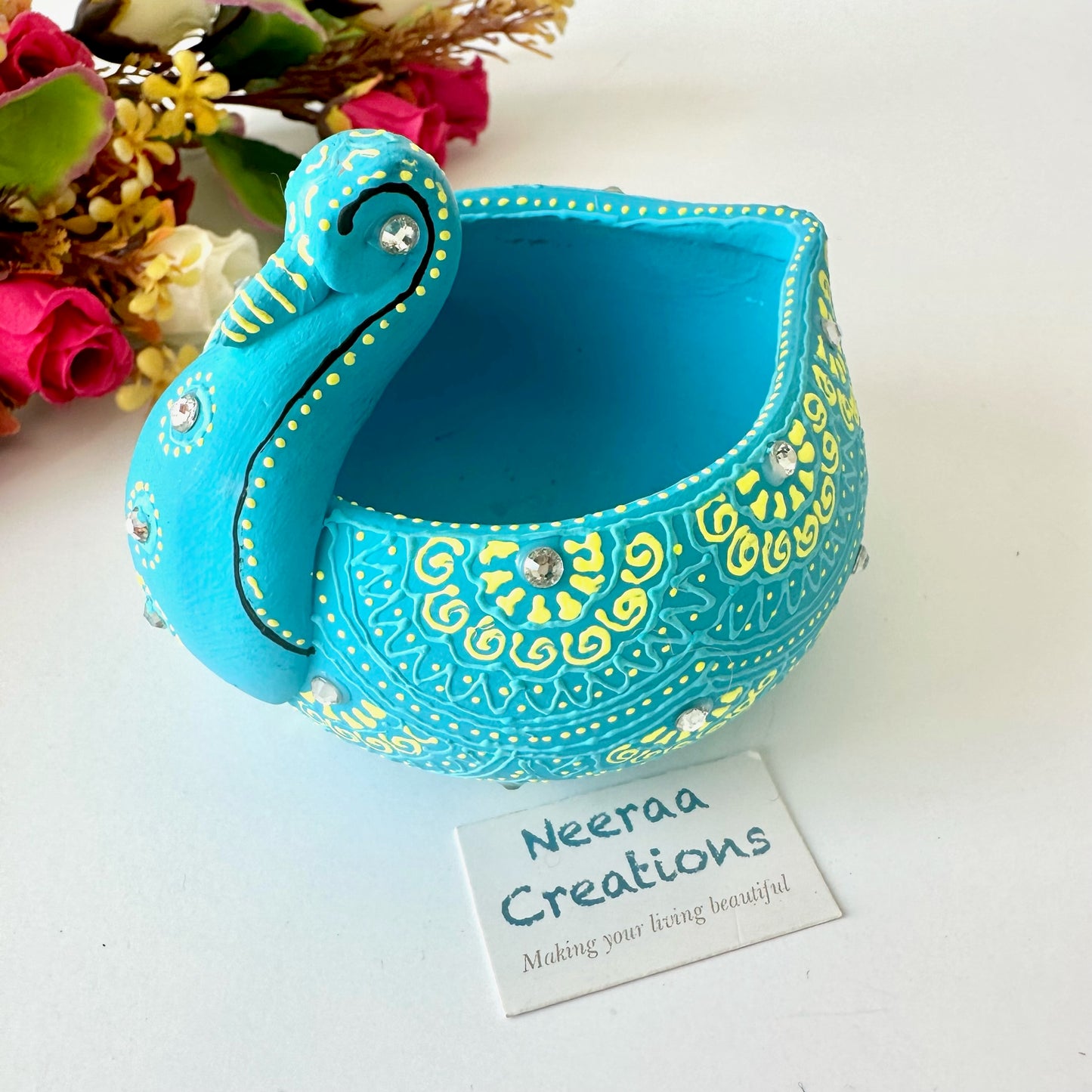 Hand painted Decorative Tea-light holder