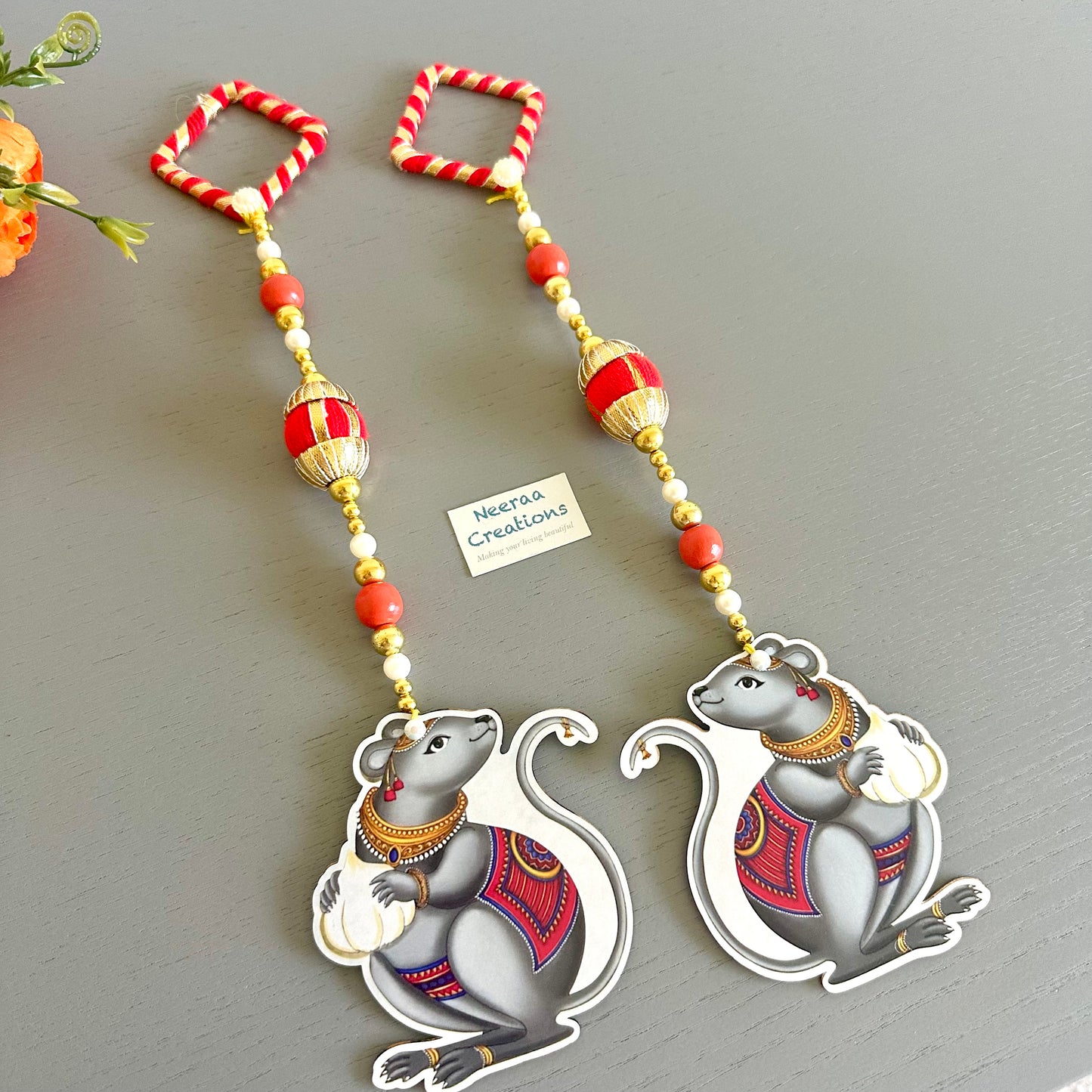 Mushakraj(Lord Ganesha’s mouse) Hanging Set