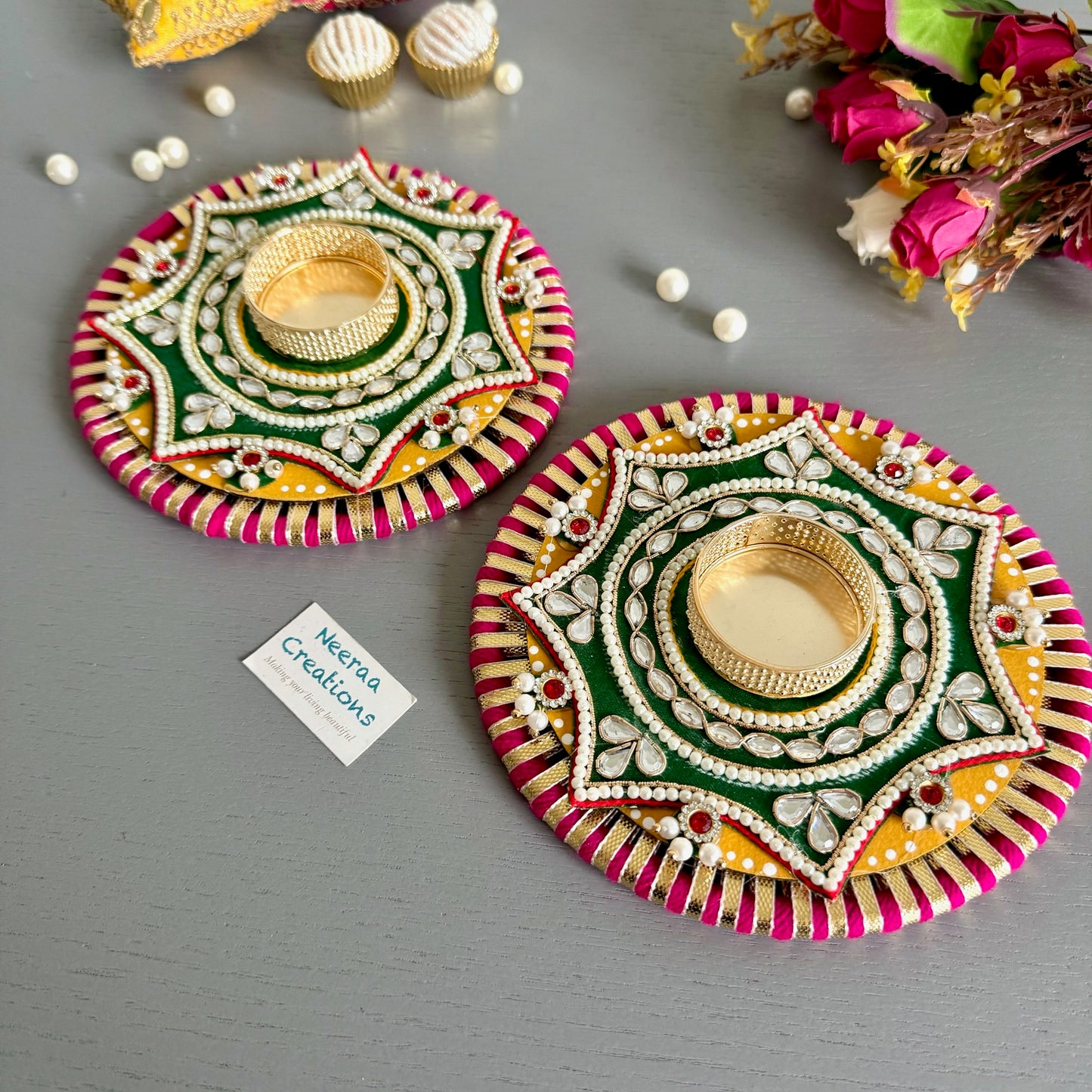 Decorative Diyas - Set of 2