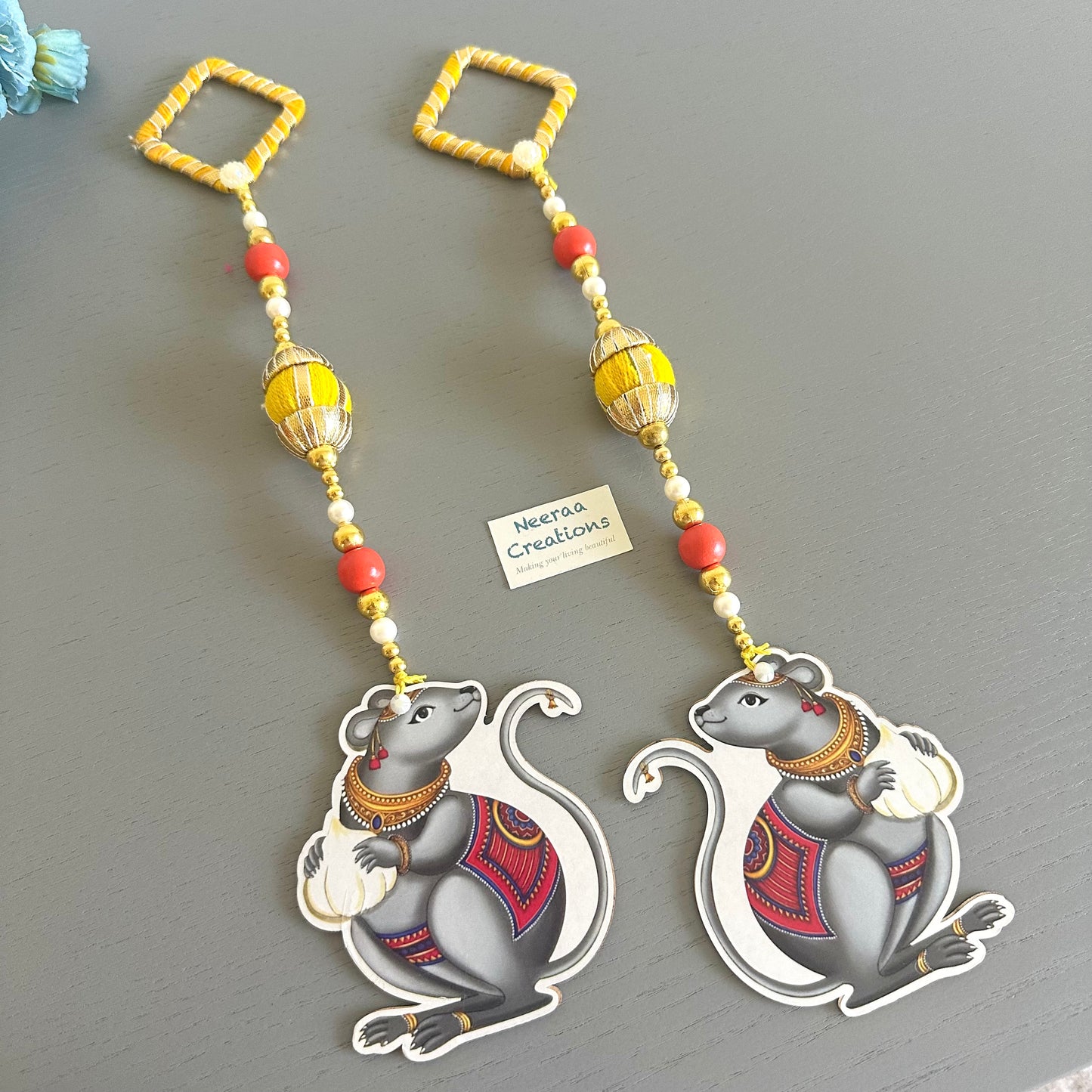 Mushakraj(Lord Ganesha’s mouse) Hanging Set