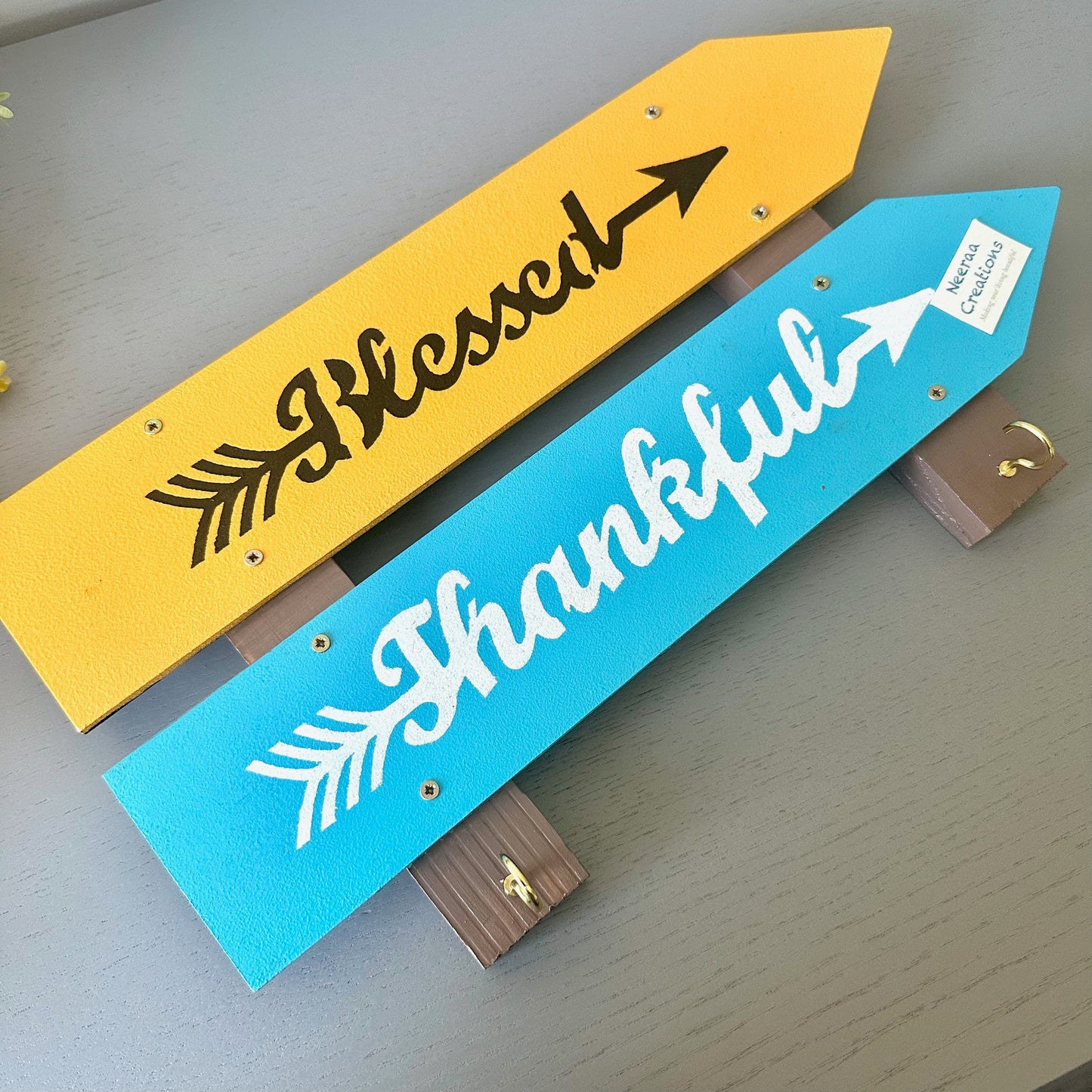 Key Holder - Blessed Thankful