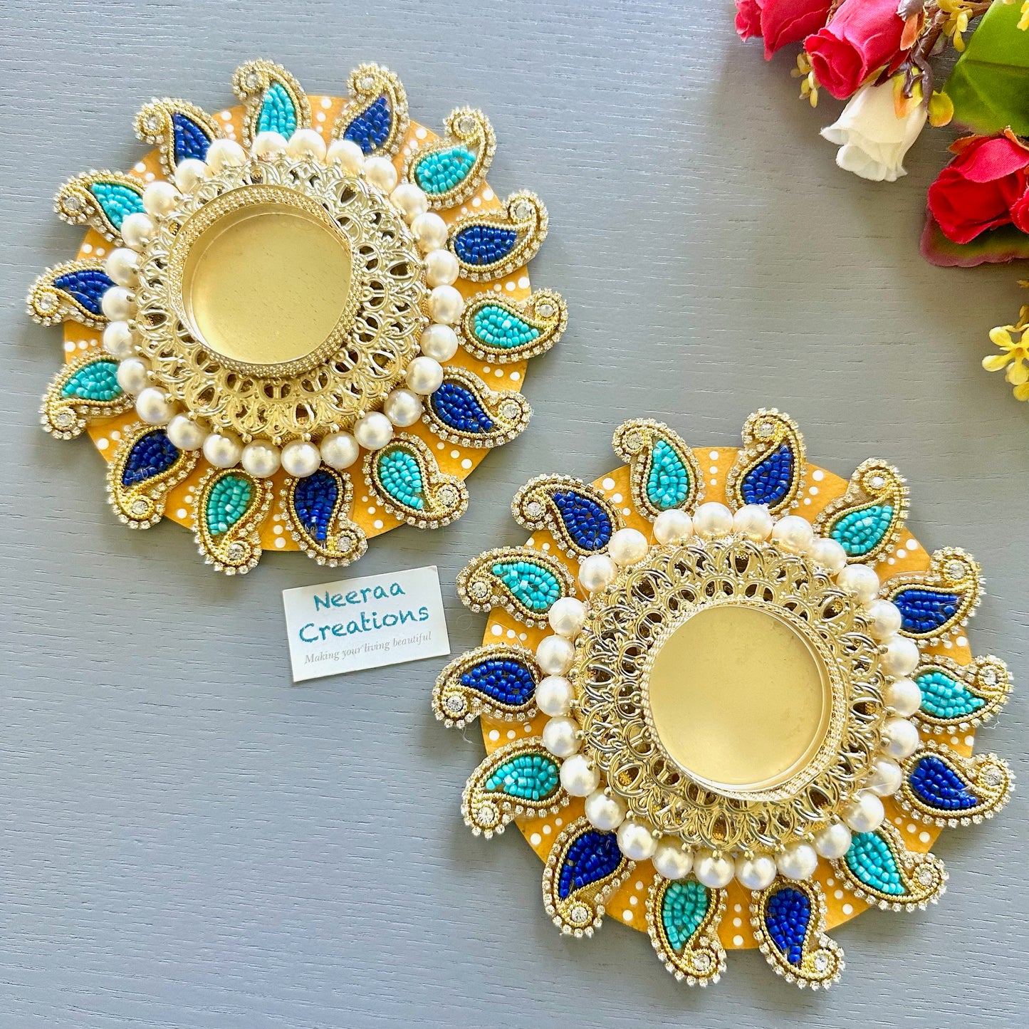 Decorative Diyas - Set of 2