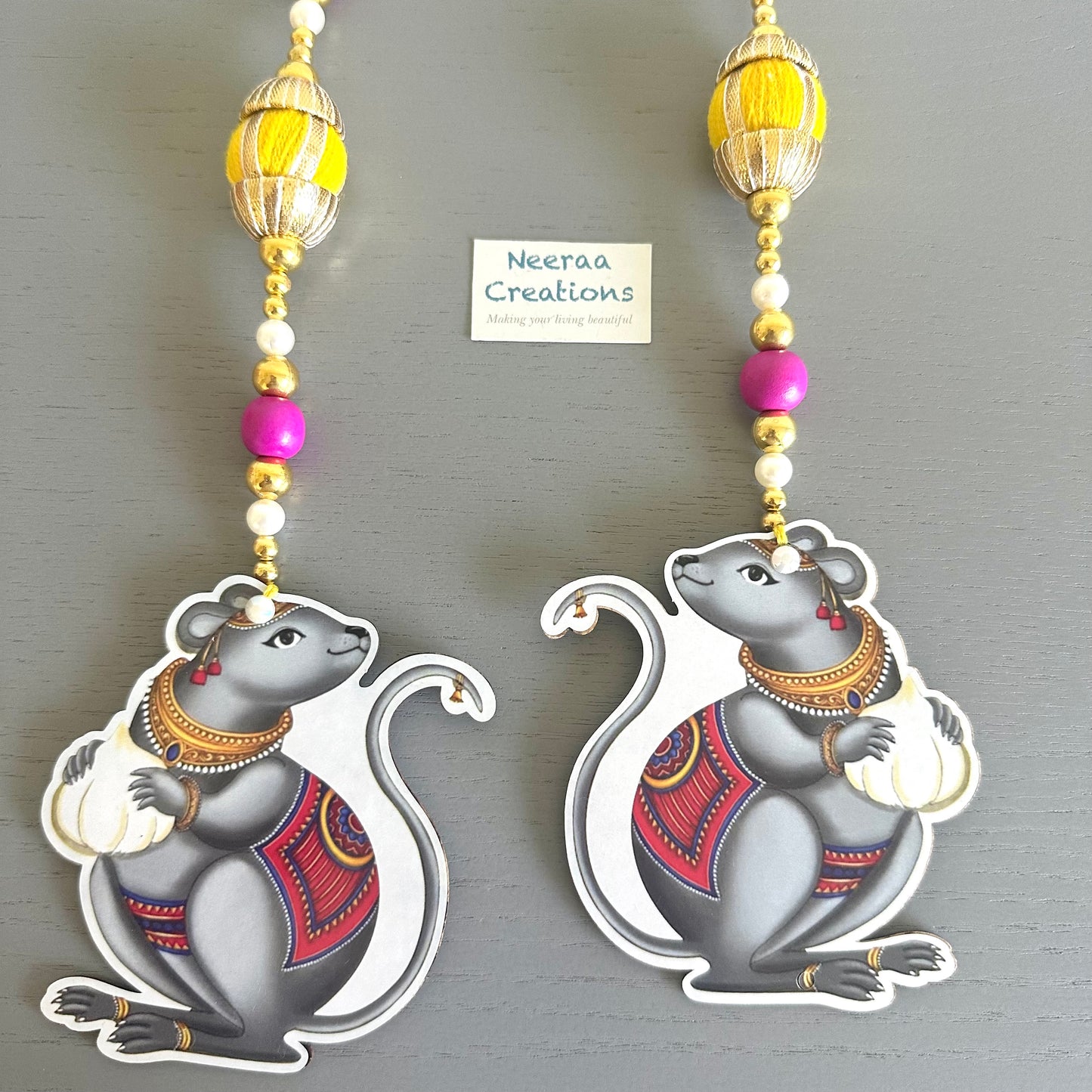 Mushakraj(Lord Ganesha’s mouse) Hanging Set