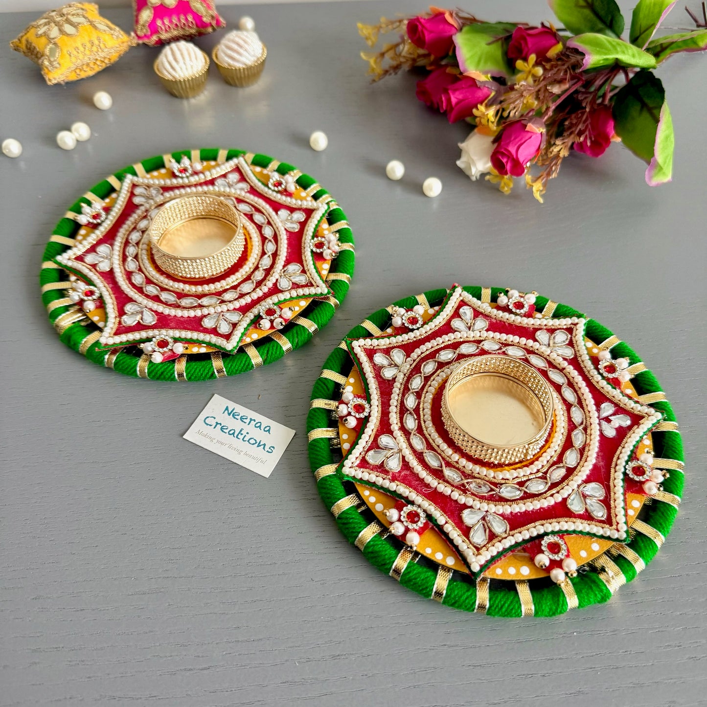 Decorative Diyas - Set of 2