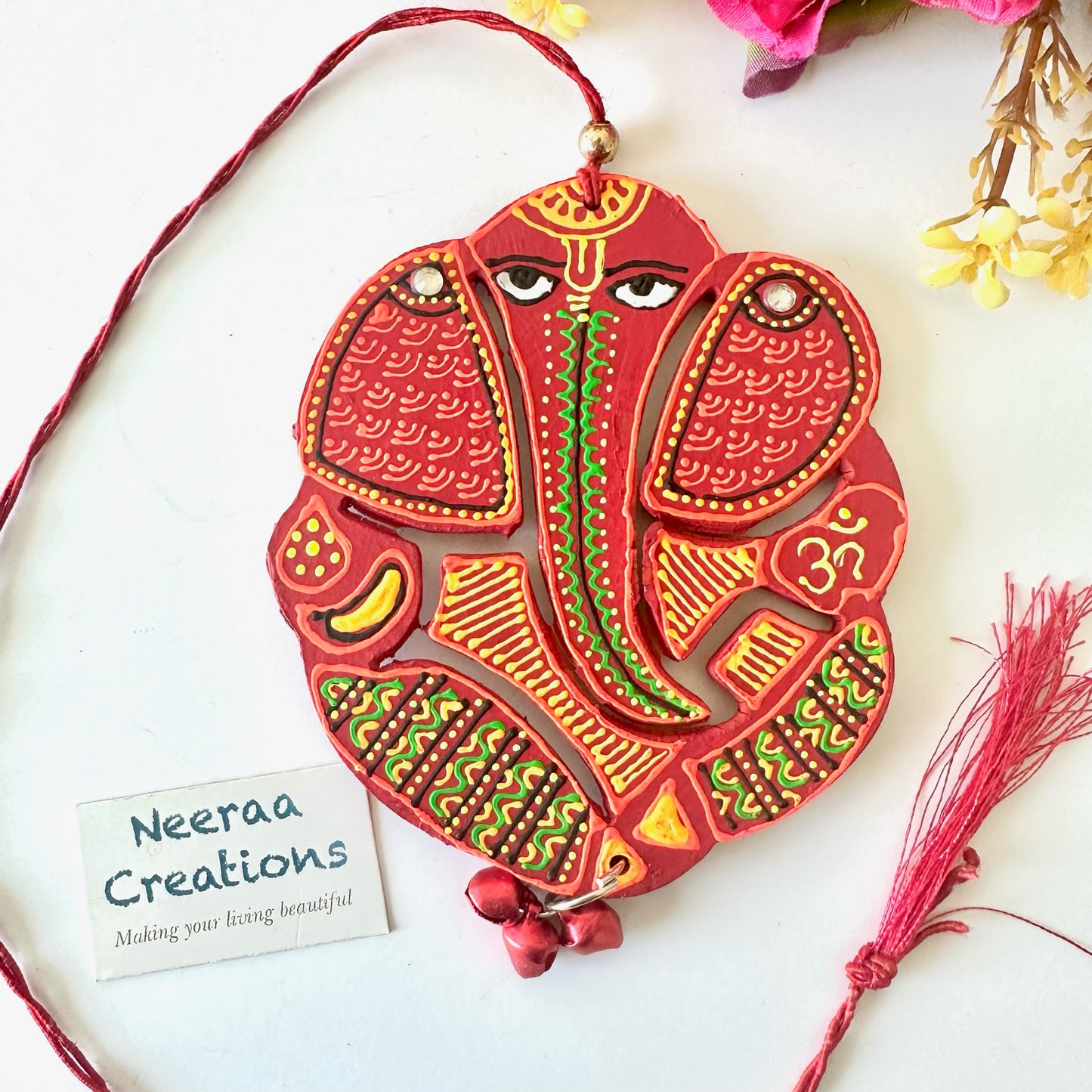 Hand painted Ganesha Hanging