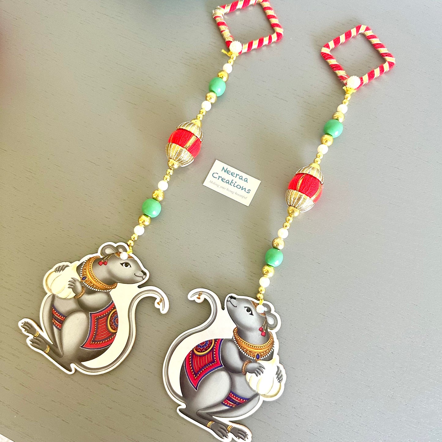 Mushakraj(Lord Ganesha’s mouse) Hanging Set