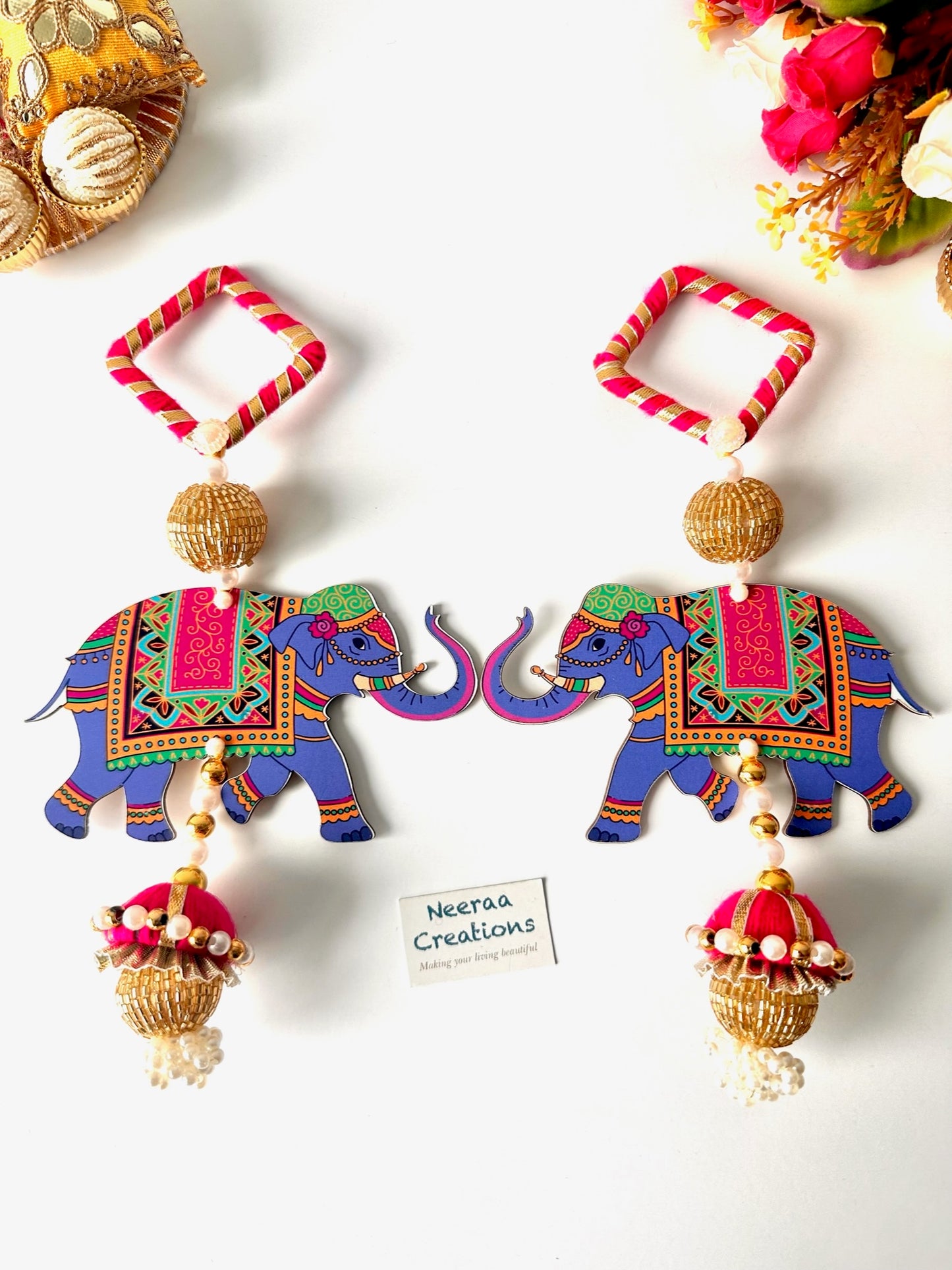 Elephants Hanging set