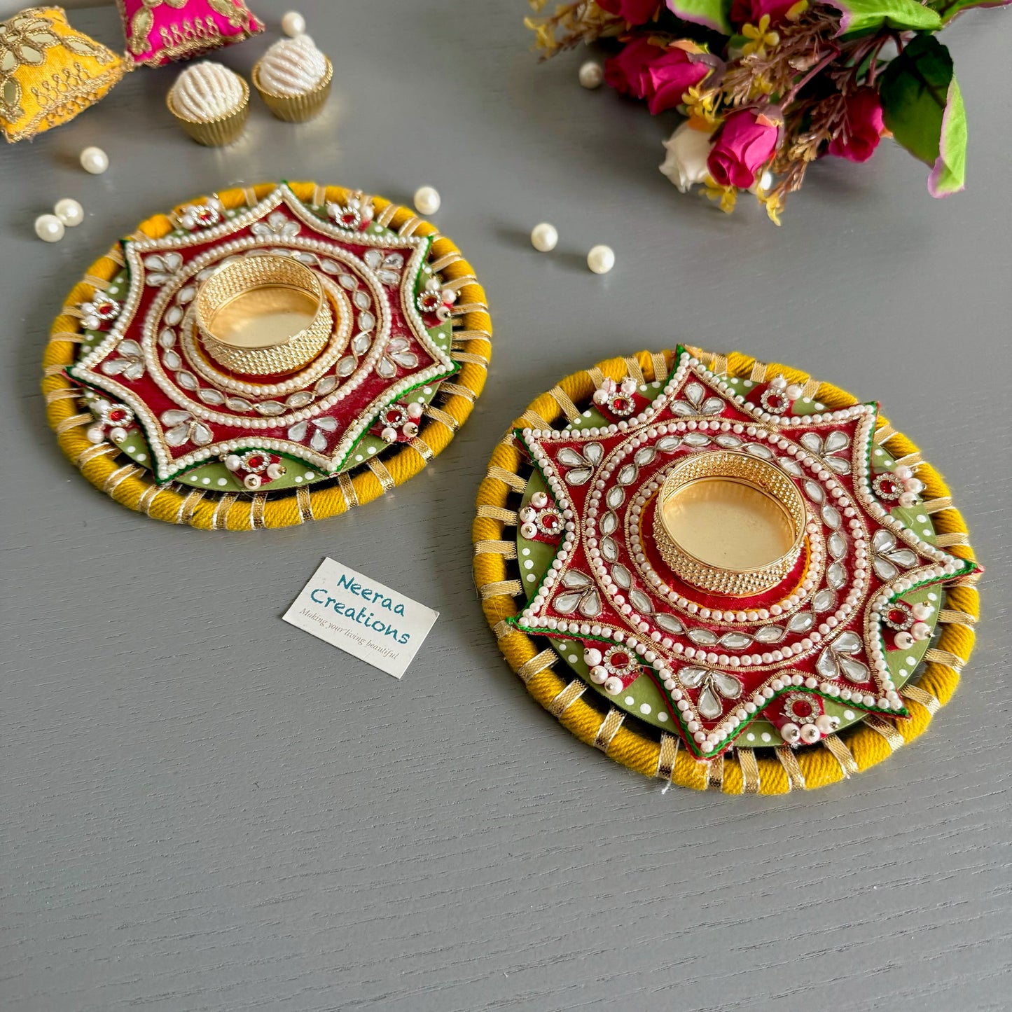 Decorative Diyas - Set of 2