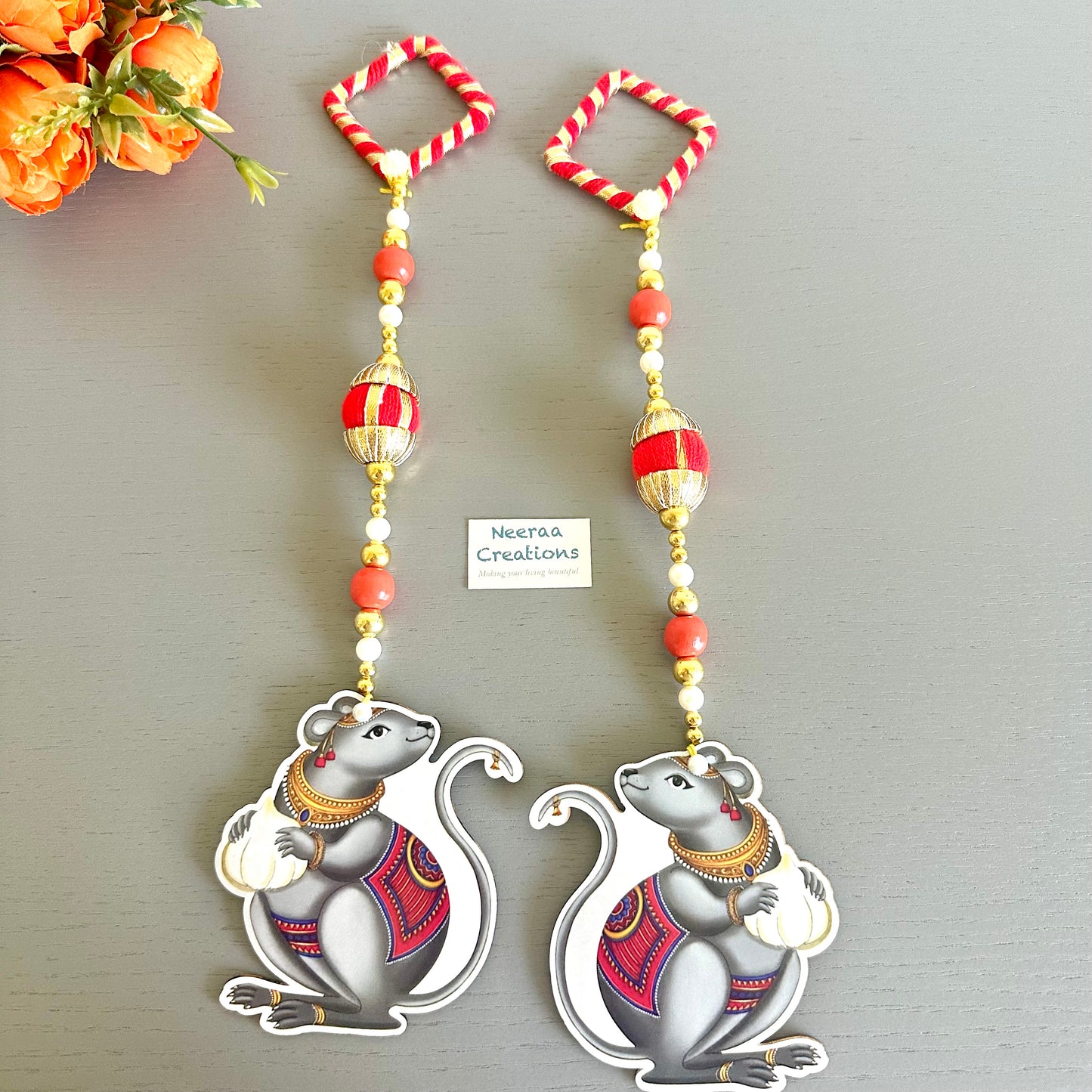 Mushakraj(Lord Ganesha’s mouse) Hanging Set