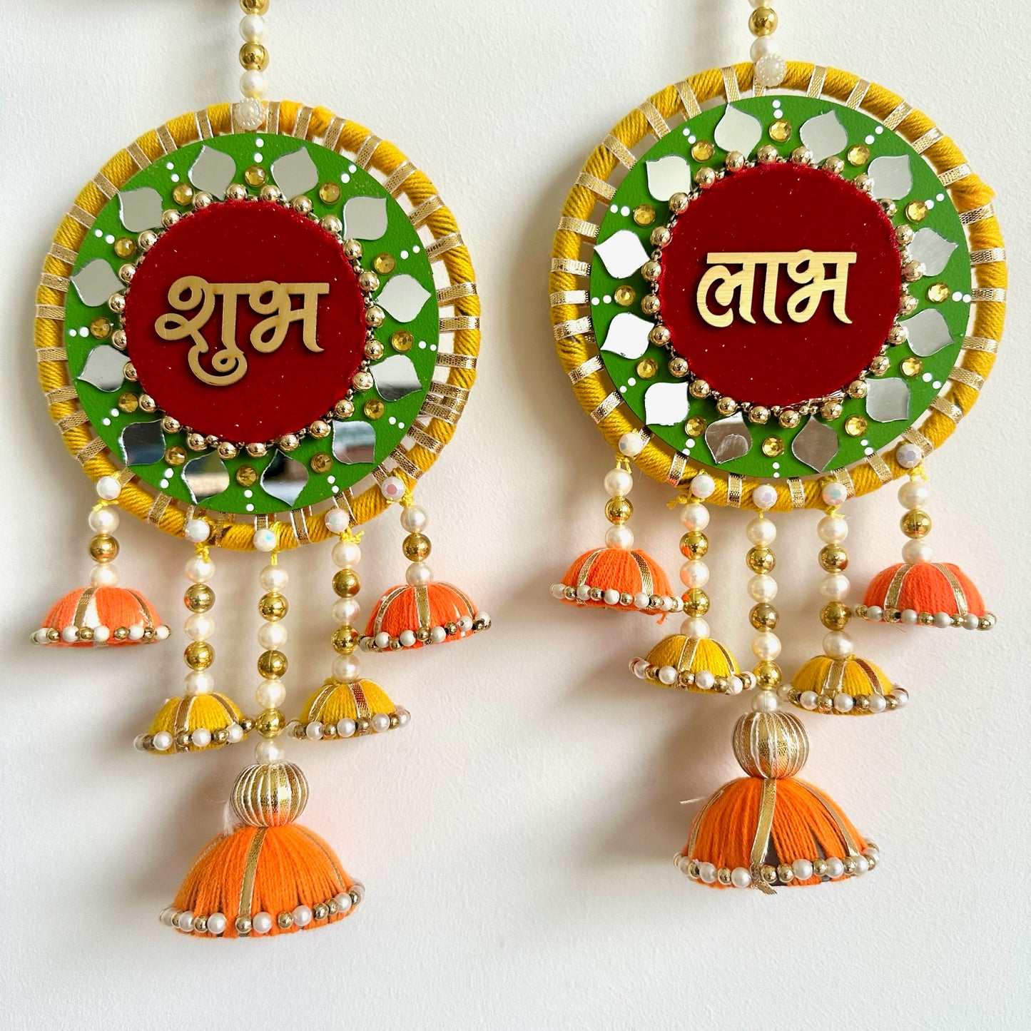 Shubh Labh Lakshmi Ganesh Swastik Hanging set