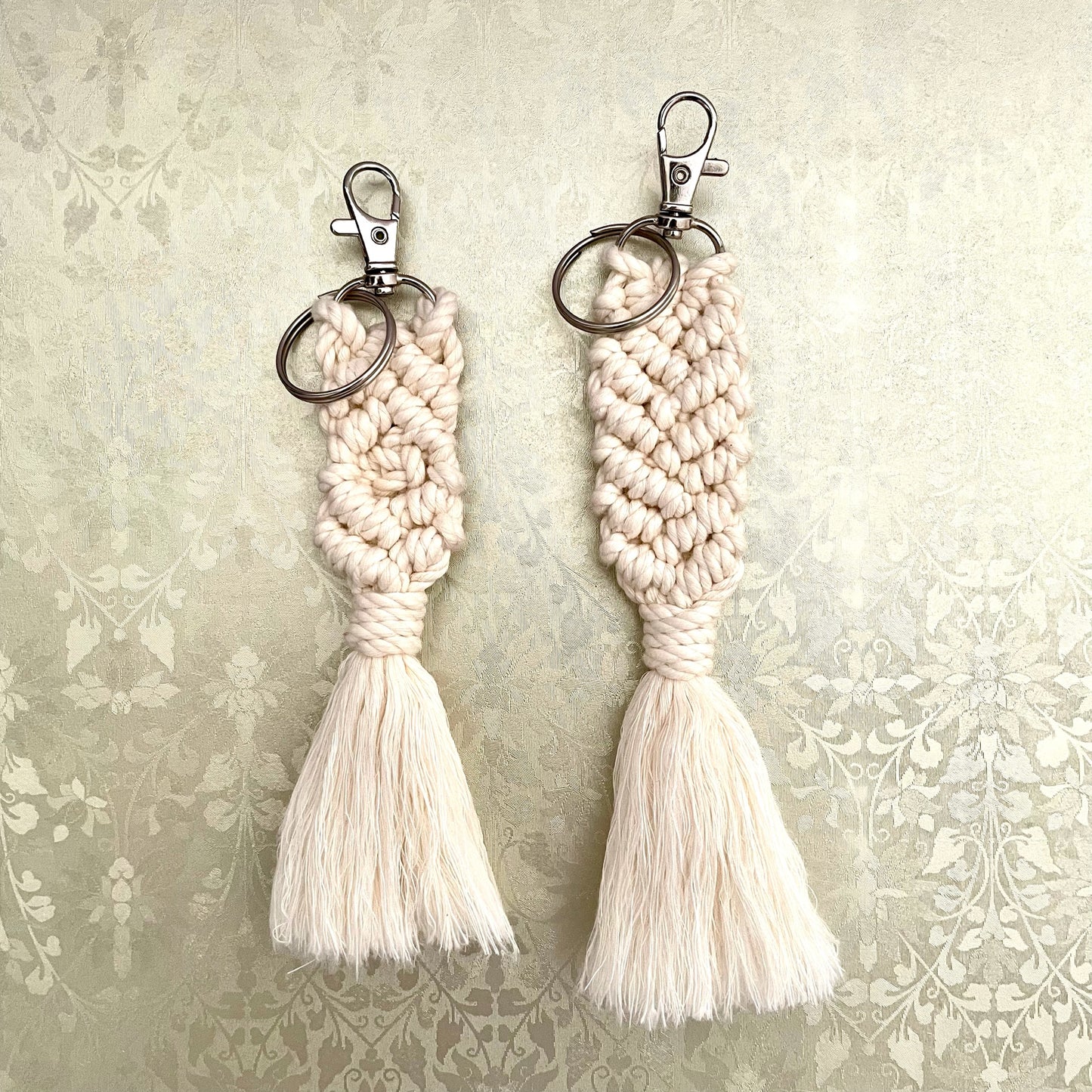 Macrame Key Rings - Set of 2