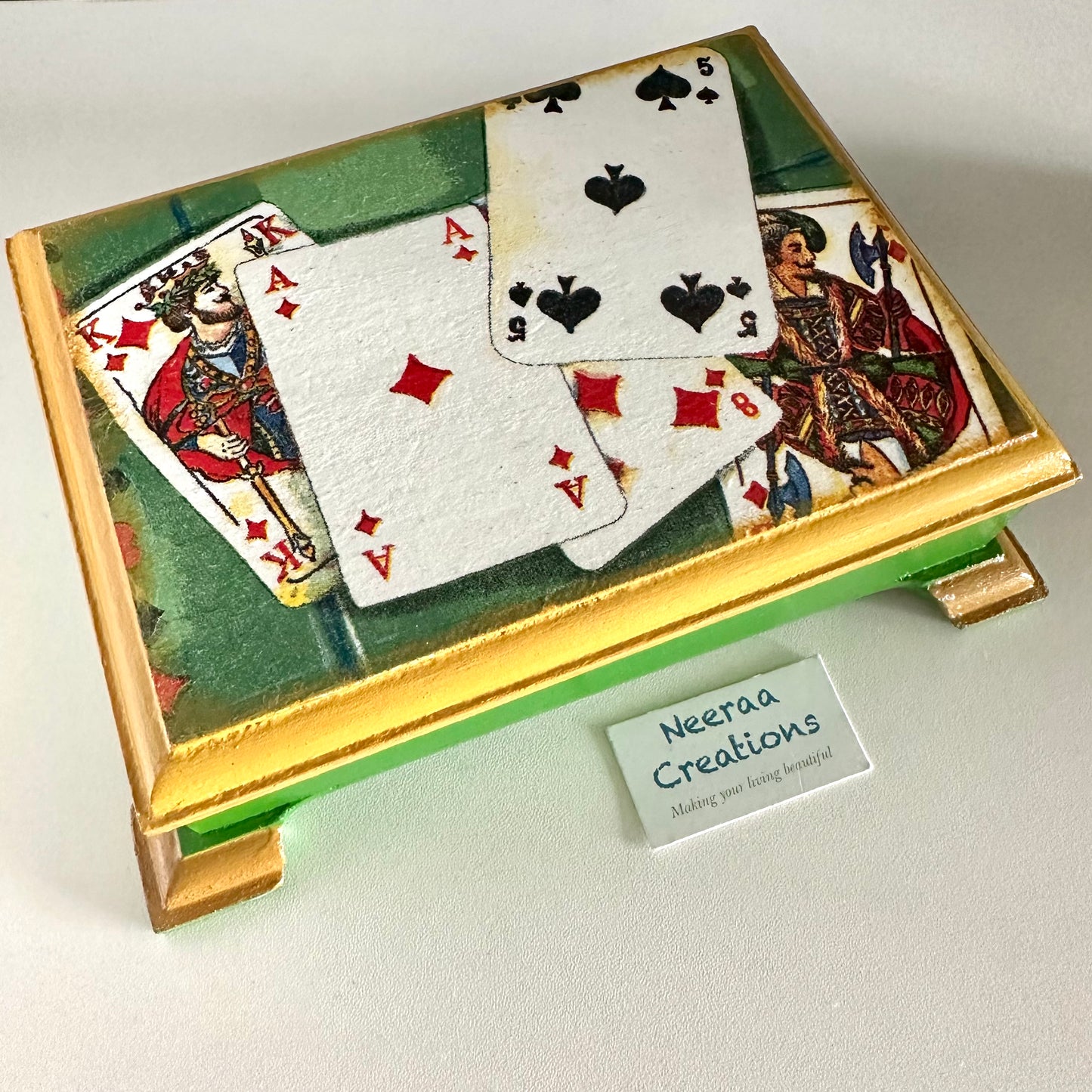 Playing Cards Box - for 2 packs  my