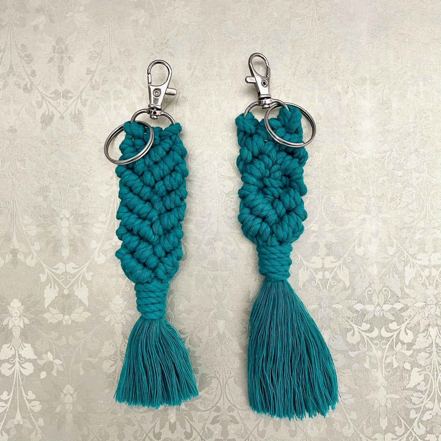 Macrame Key Rings - Set of 2