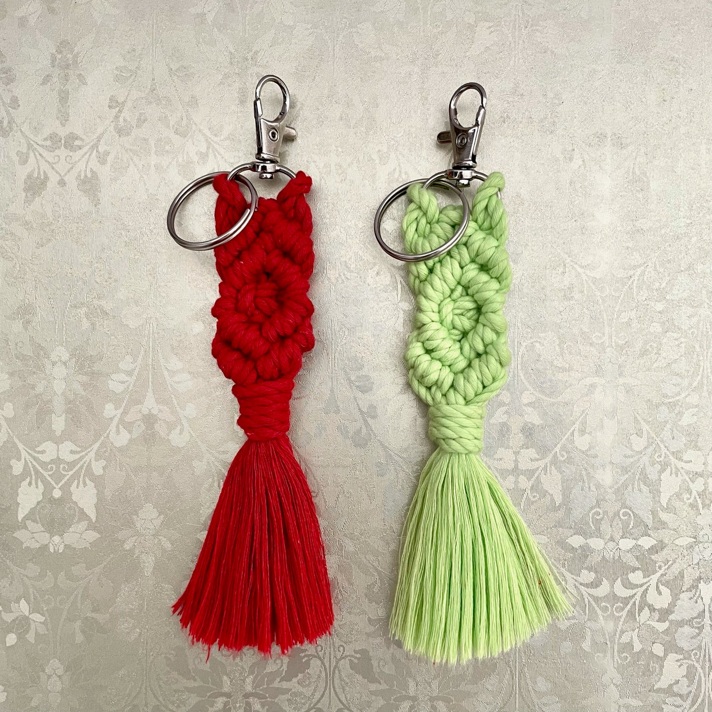 Macrame Key Rings - Set of 2